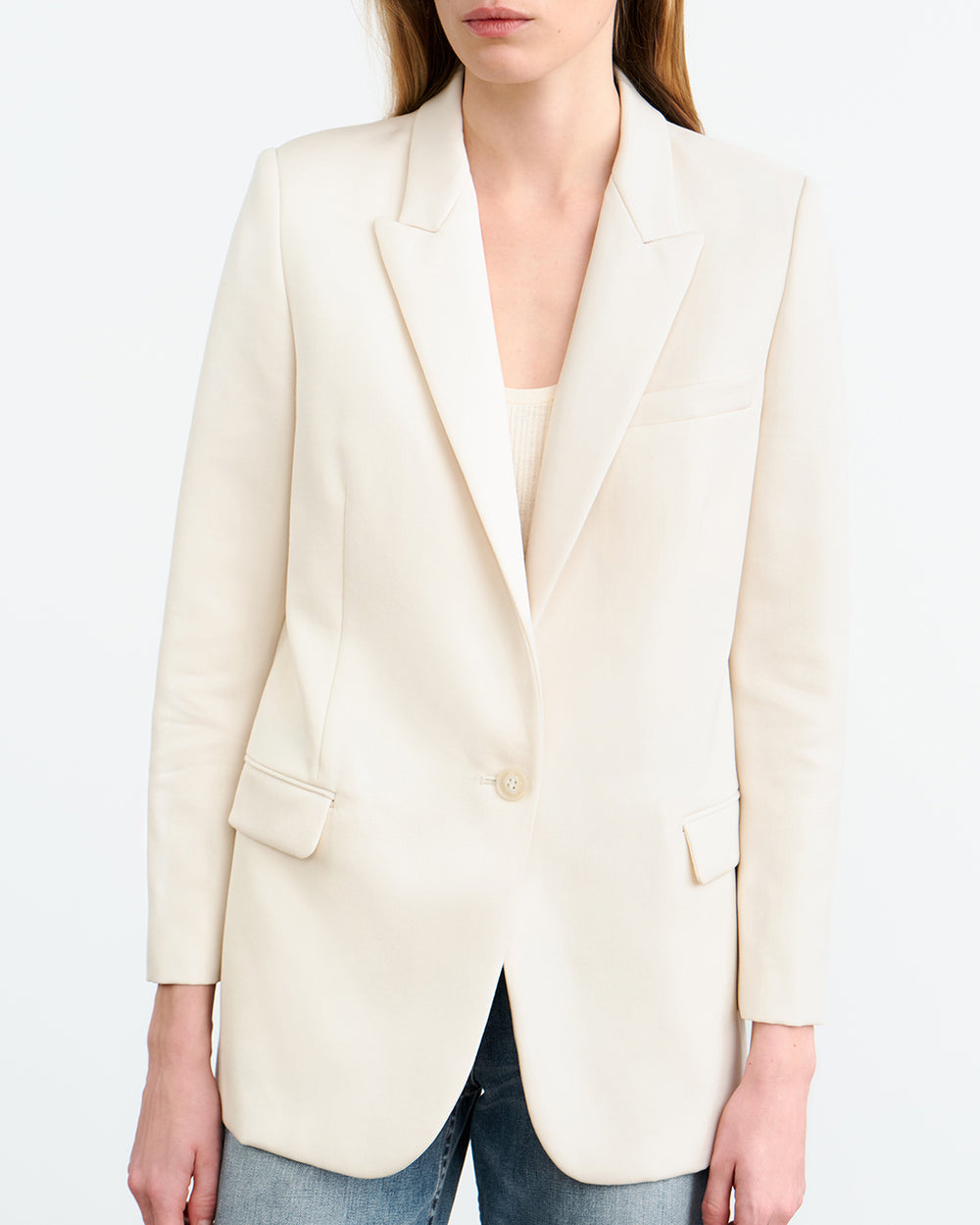 Diane, Stone, Blazer - Lindner Fashion