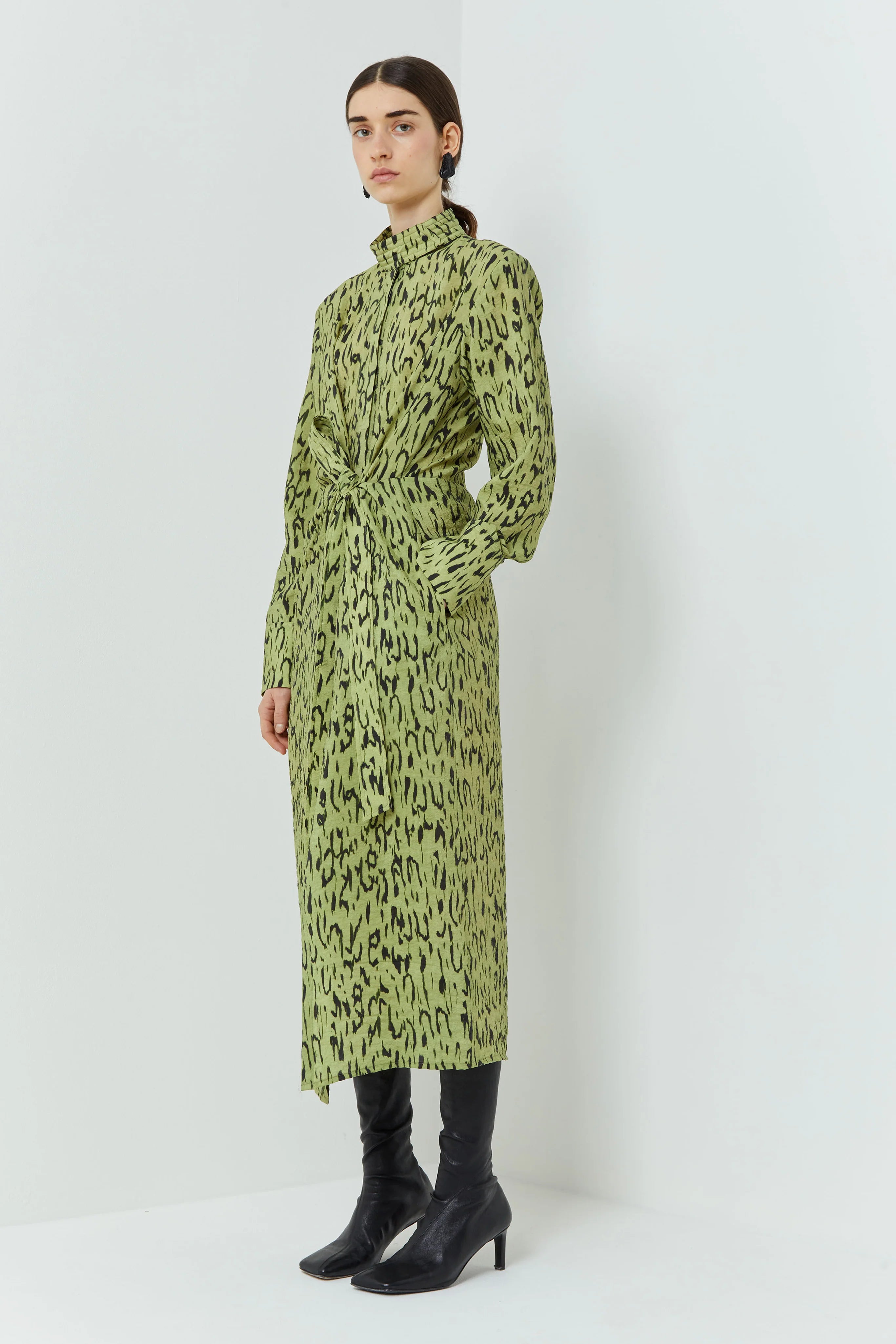 Dorani, Feline/Lemon Grass Shadow, Kleid - Lindner Fashion