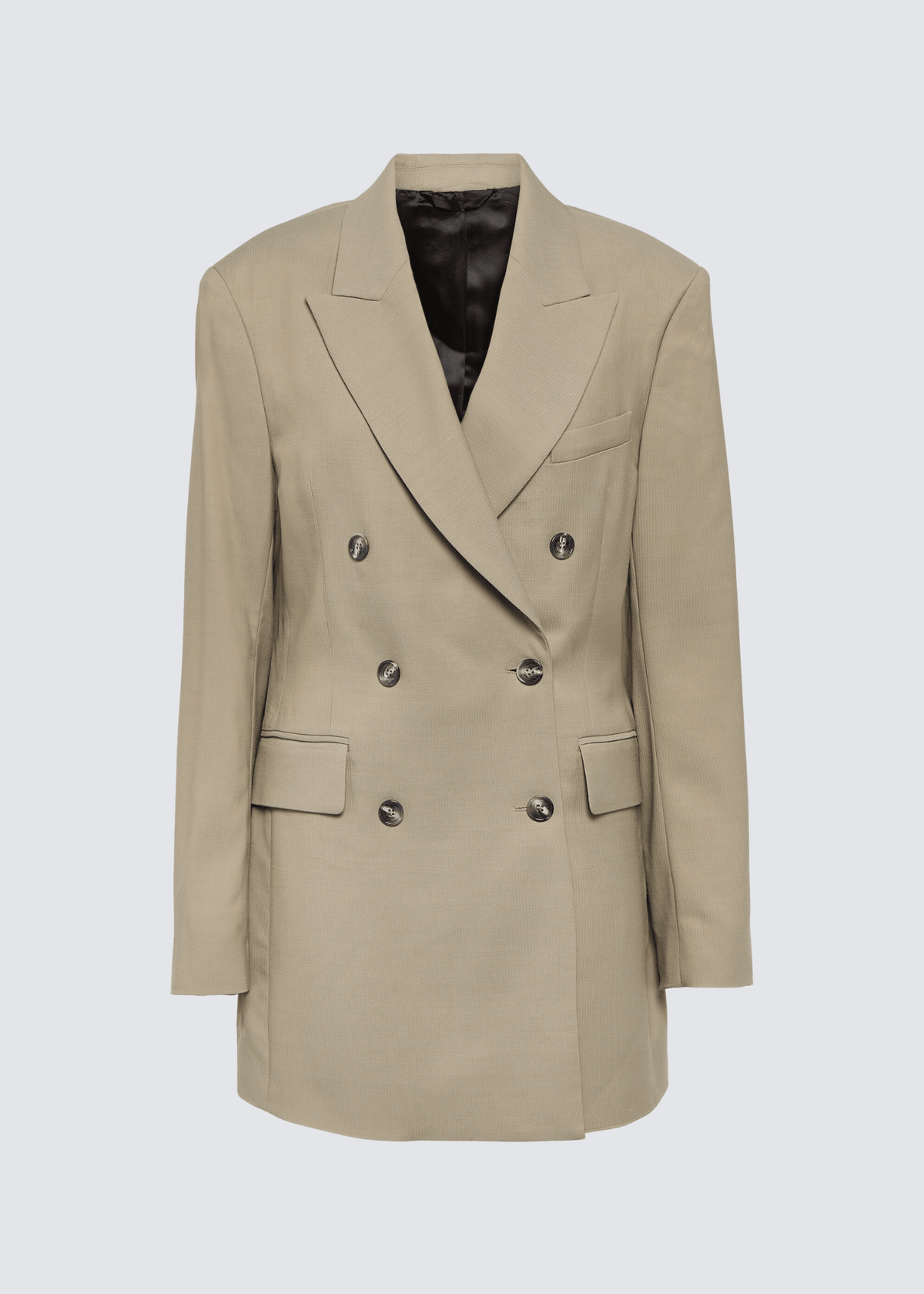 Double Breasted, Dust Grey, Blazer - Lindner Fashion
