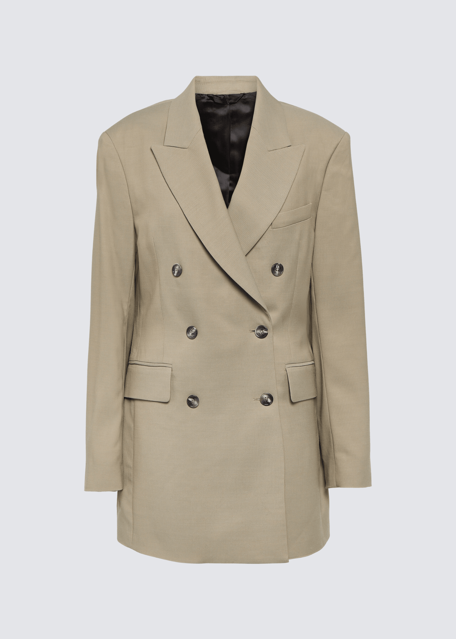 Double Breasted, Dust Grey, Blazer - Lindner Fashion