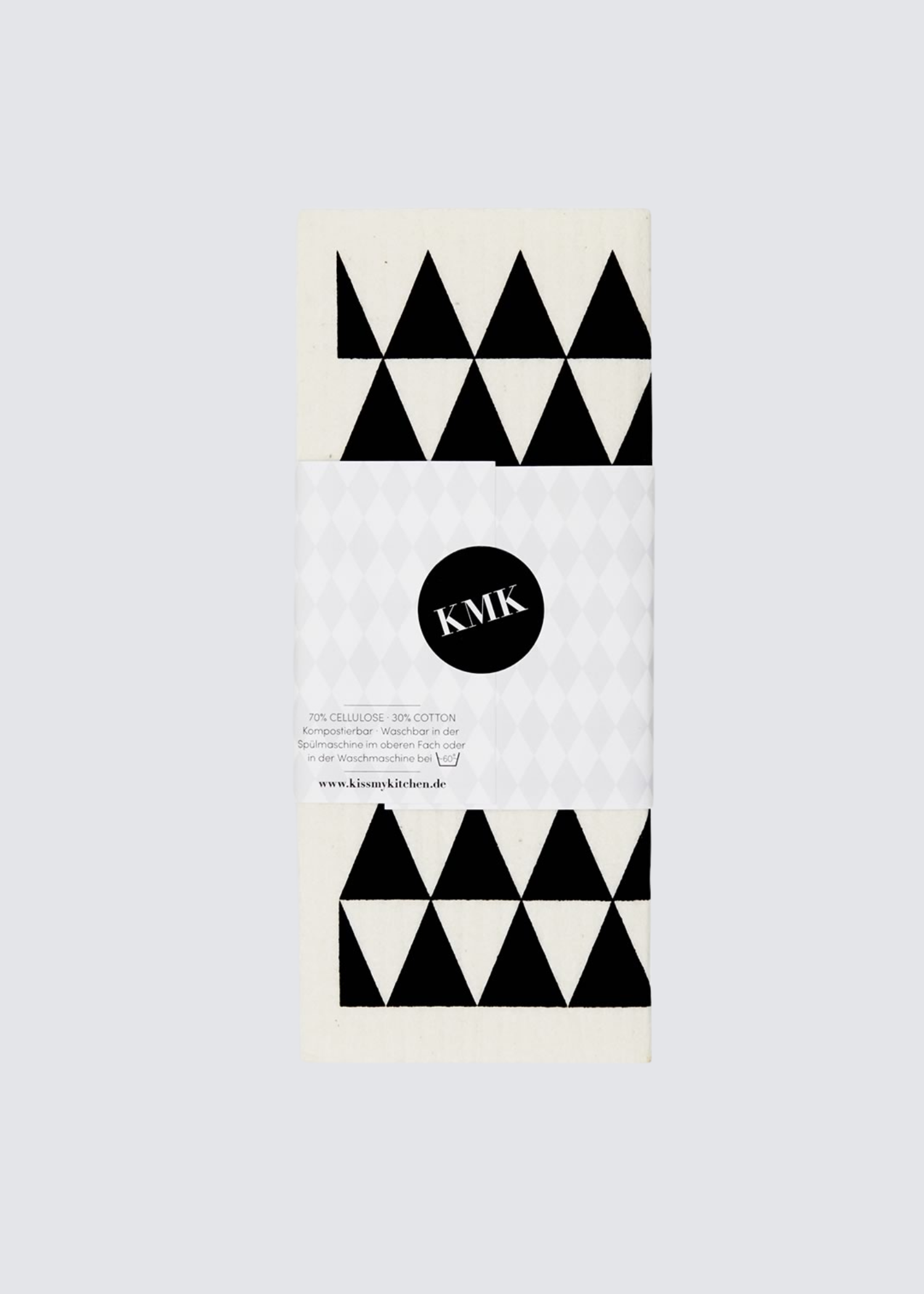 Dreieck/Schwarz, Schwammtuch - Lindner Fashion