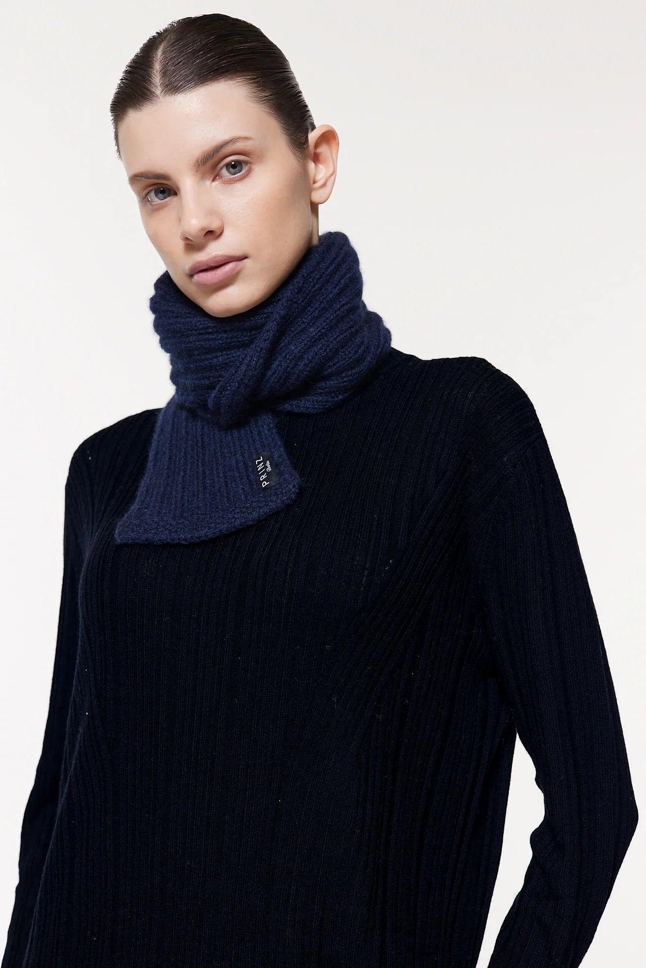 Dunkel Blau, Scarf - Lindner Fashion