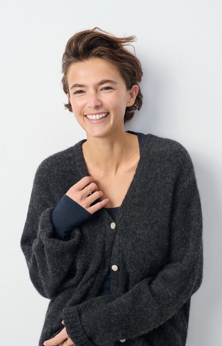 East, Anthracite, Cardigan - Lindner Fashion