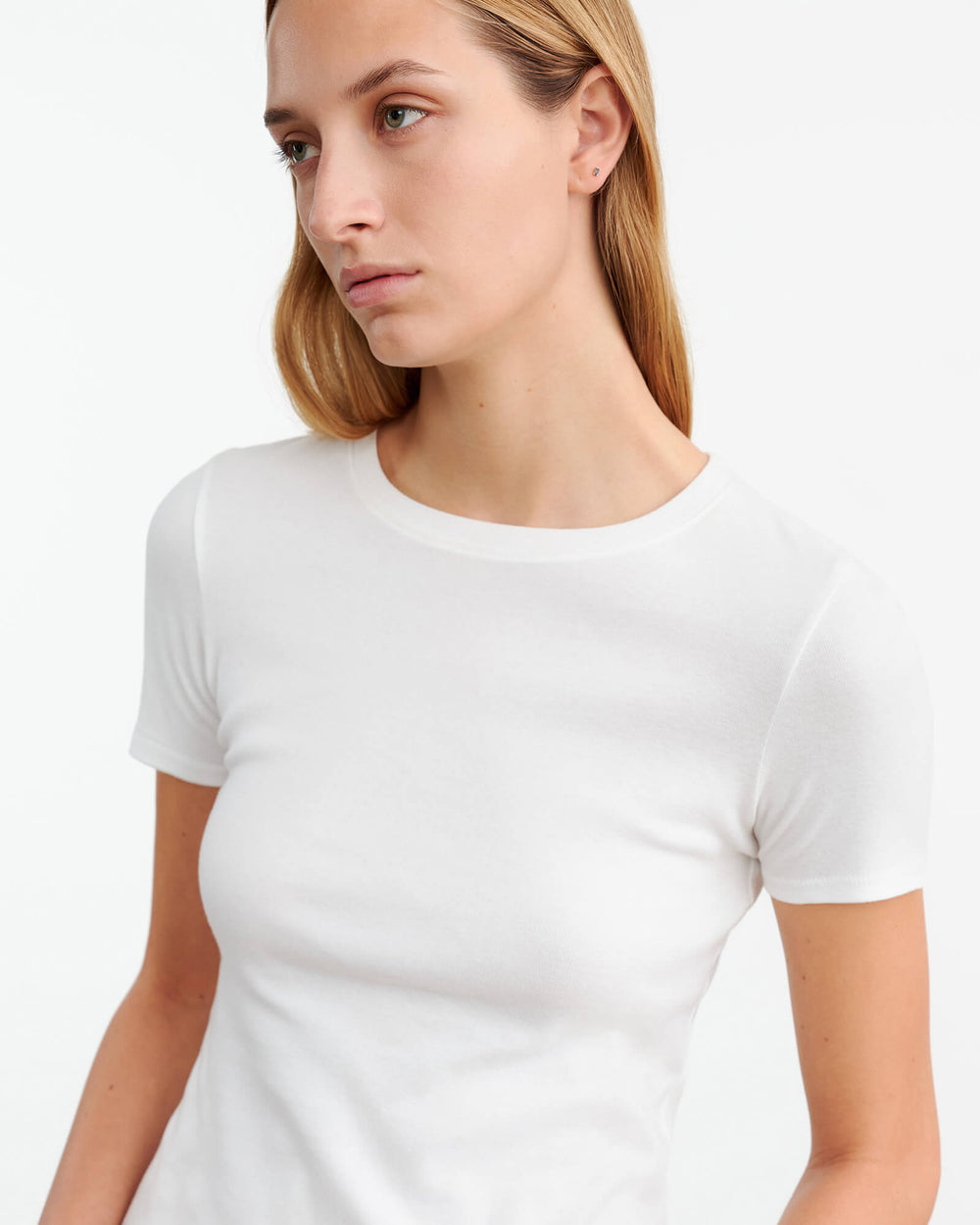 Elin, White, T-Shirt - Lindner Fashion