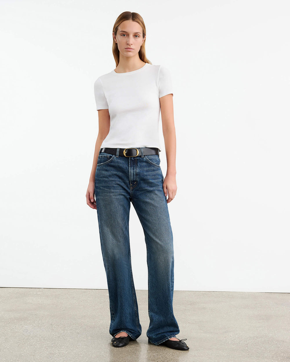 Elin, White, T-Shirt - Lindner Fashion