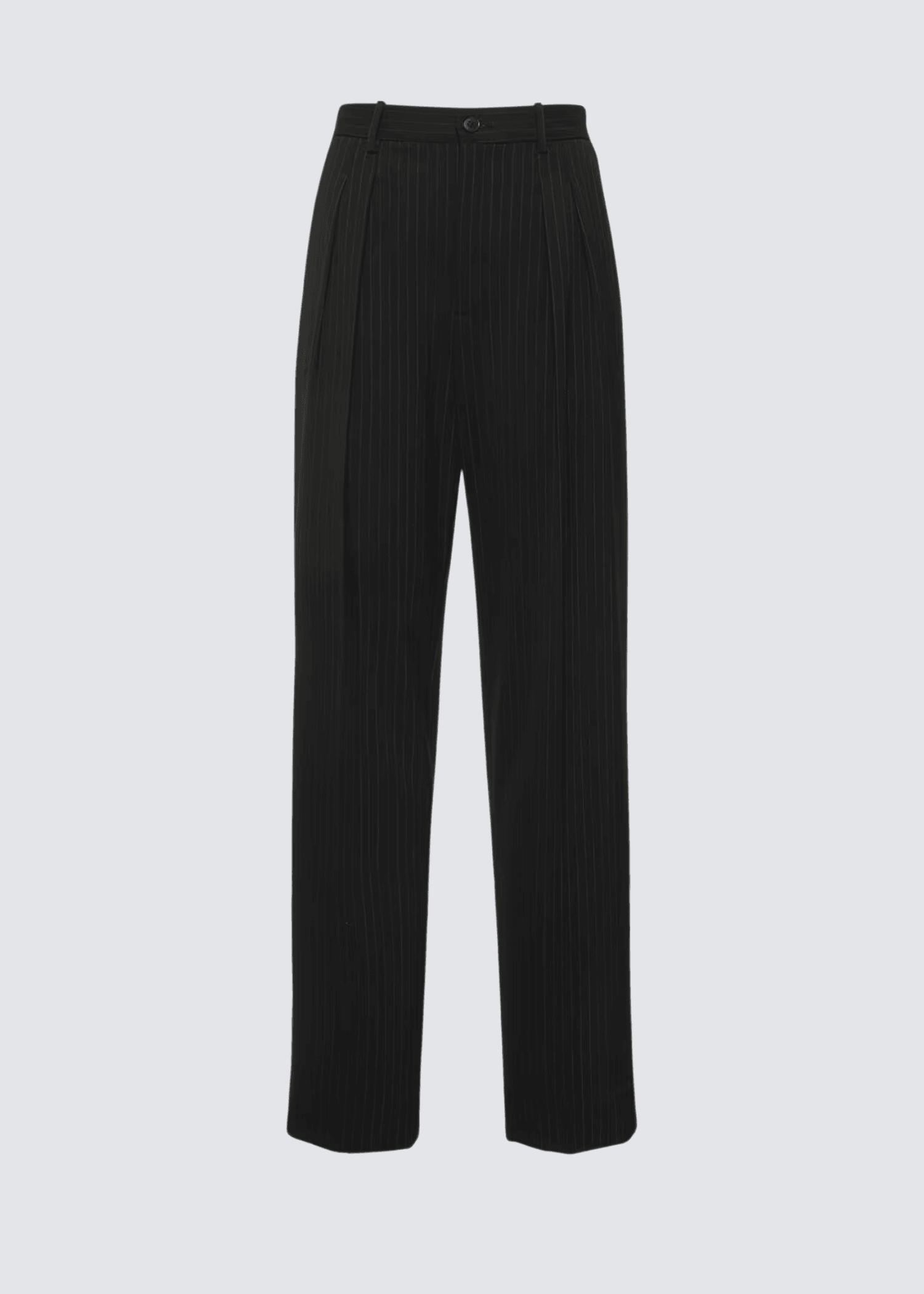 Etienne, Black Pinstripe, Pants - Lindner Fashion