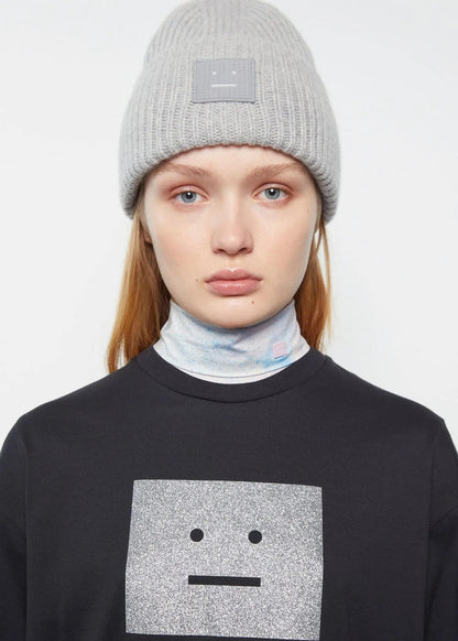 Face, Light Grey, Beanie - Lindner Fashion