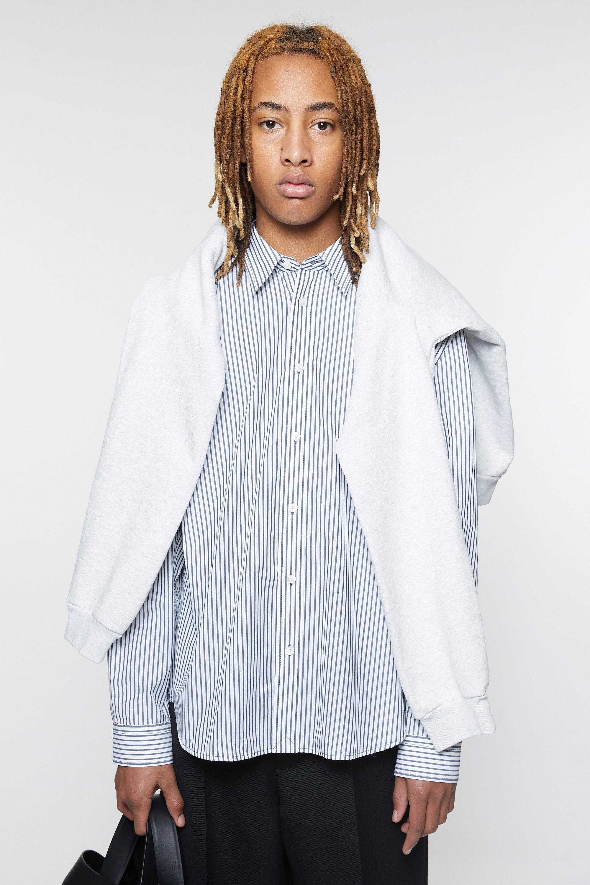 Face Shirt, Navy/White, Hemd - Lindner Fashion