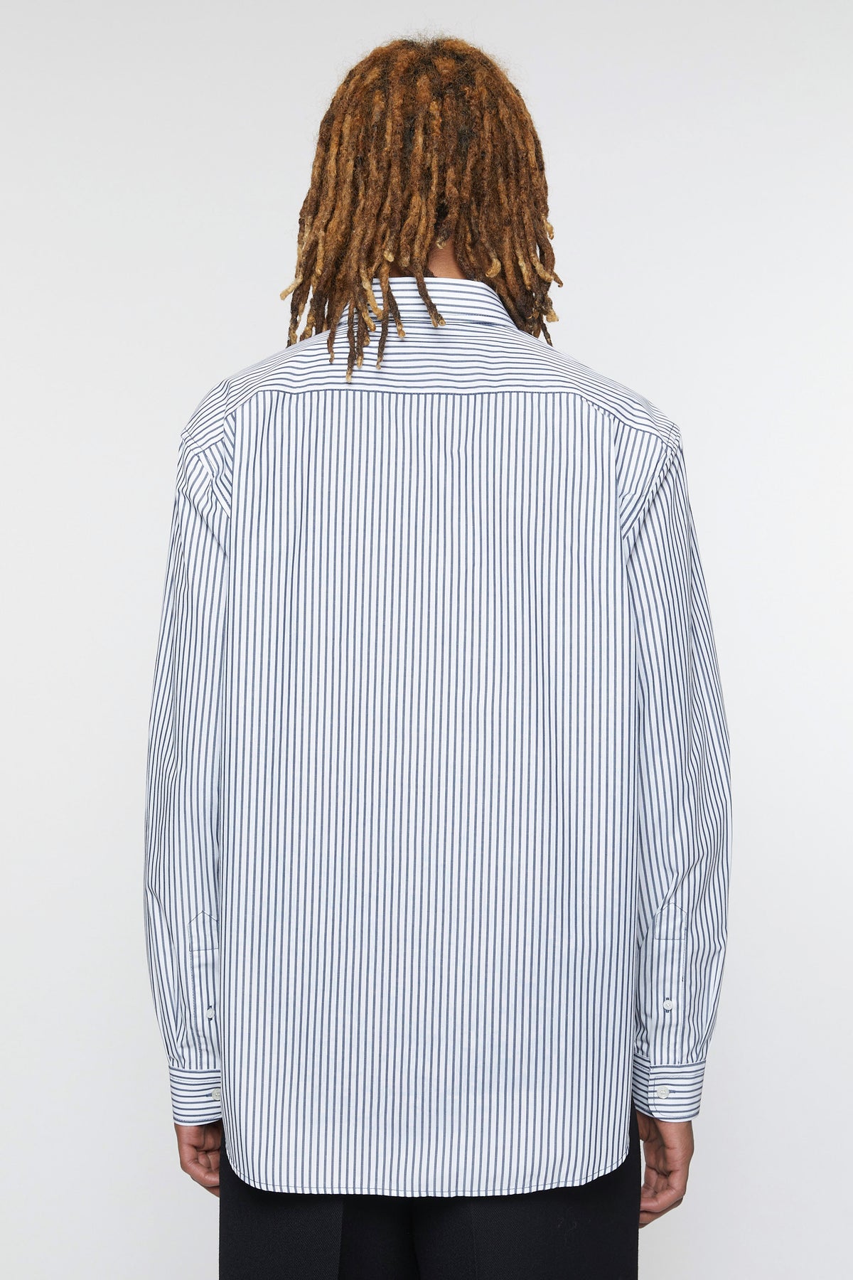 Face Shirt, Navy/White, Hemd - Lindner Fashion
