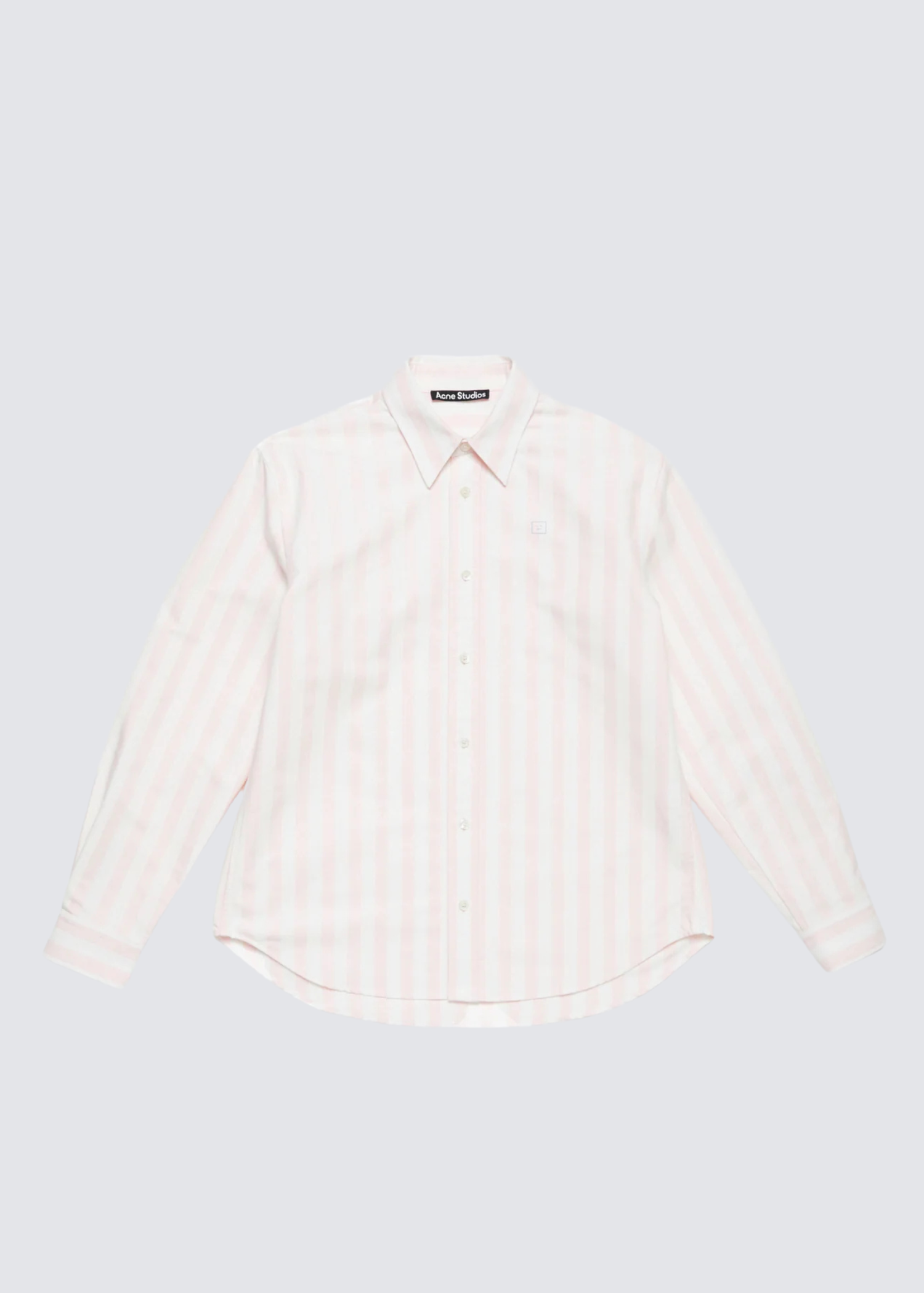 Face Shirt, Off White/Pink, Hemd - Lindner Fashion
