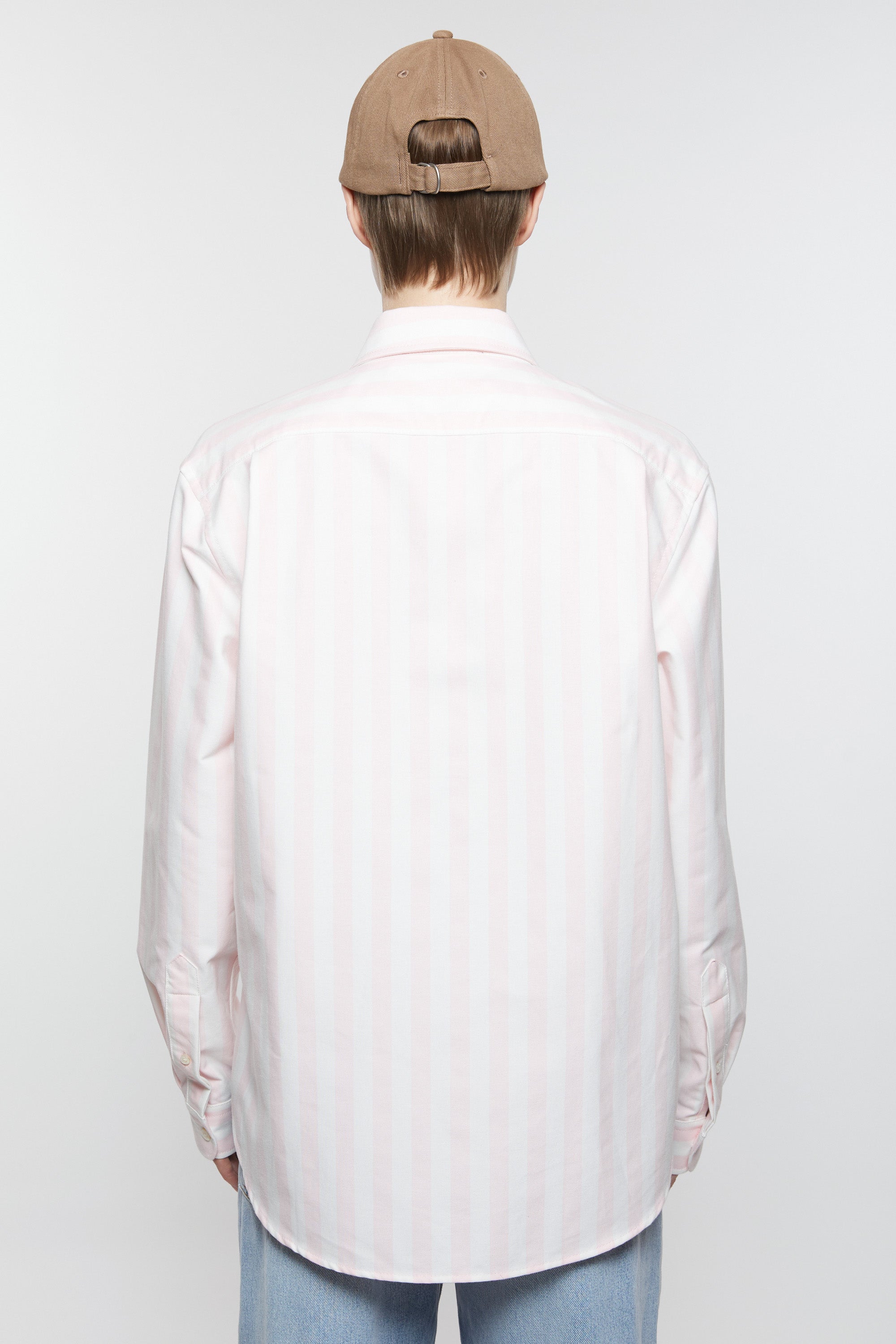 Face Shirt, Off White/Pink, Hemd - Lindner Fashion