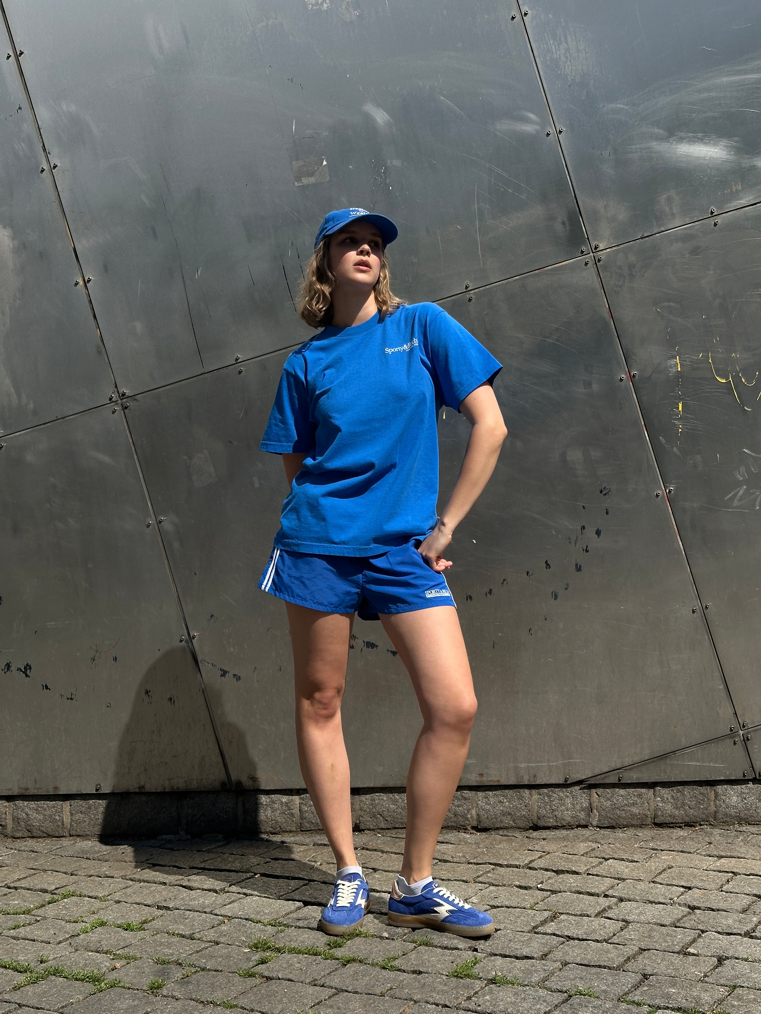 Finish Line, Paris Blue, Shorts - Lindner Fashion