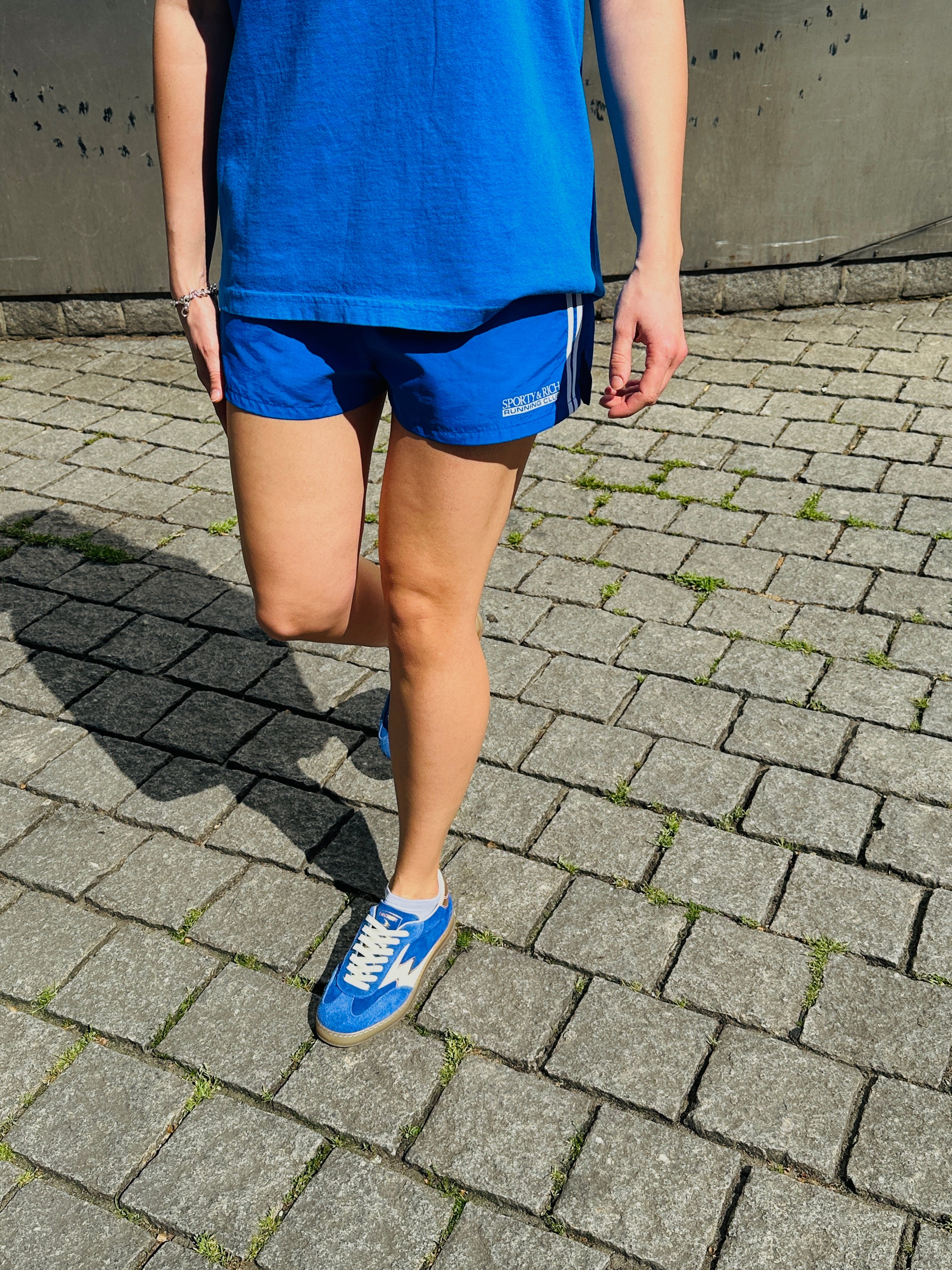 Finish Line, Paris Blue, Shorts - Lindner Fashion