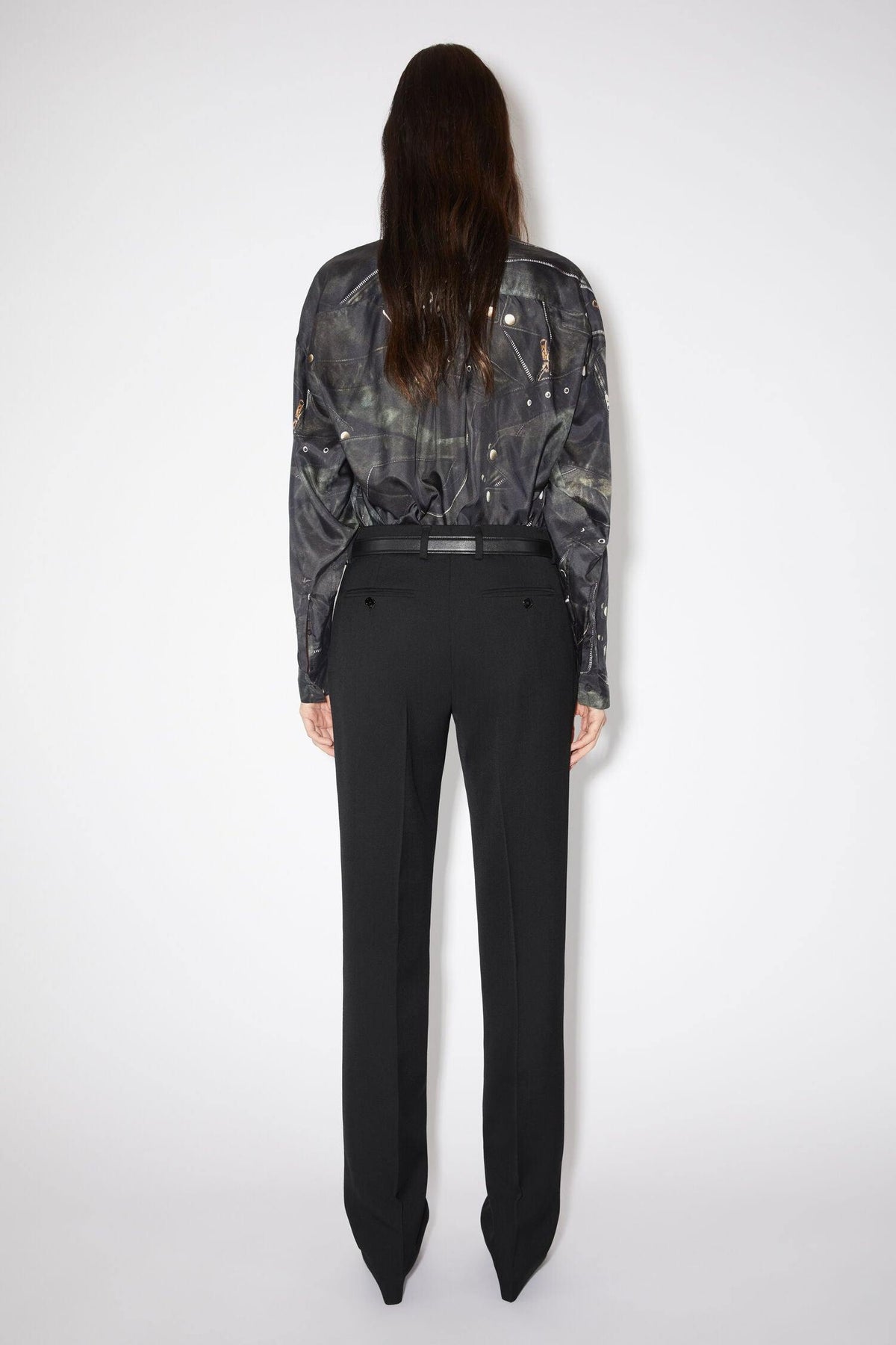 Fitted Suit, Black, Hose - Lindner Fashion
