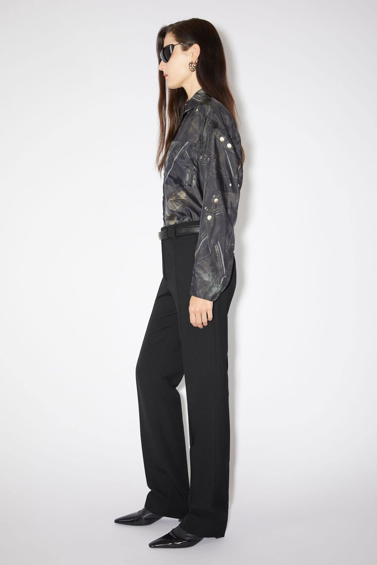 Fitted Suit, Black, Hose - Lindner Fashion