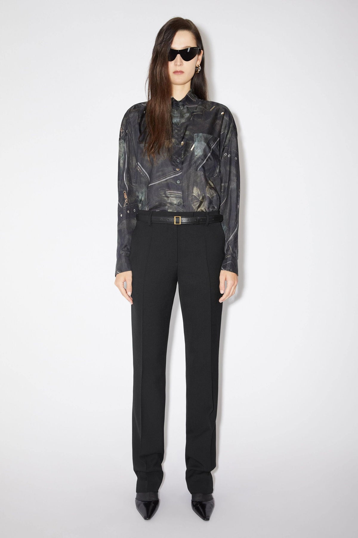 Fitted Suit, Black, Hose - Lindner Fashion