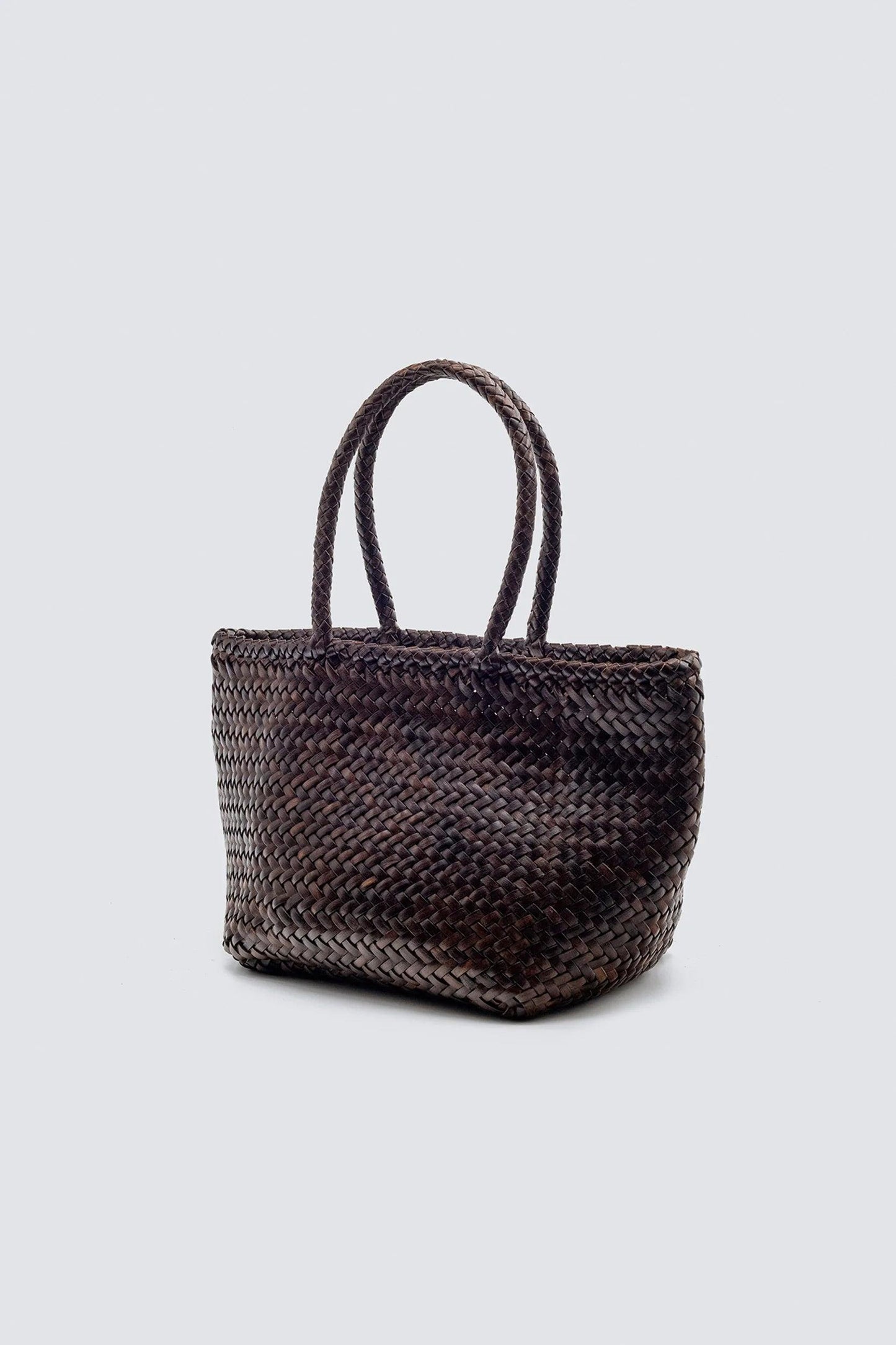 Grace Basket Small, Dark Brown, Tasche - Lindner Fashion