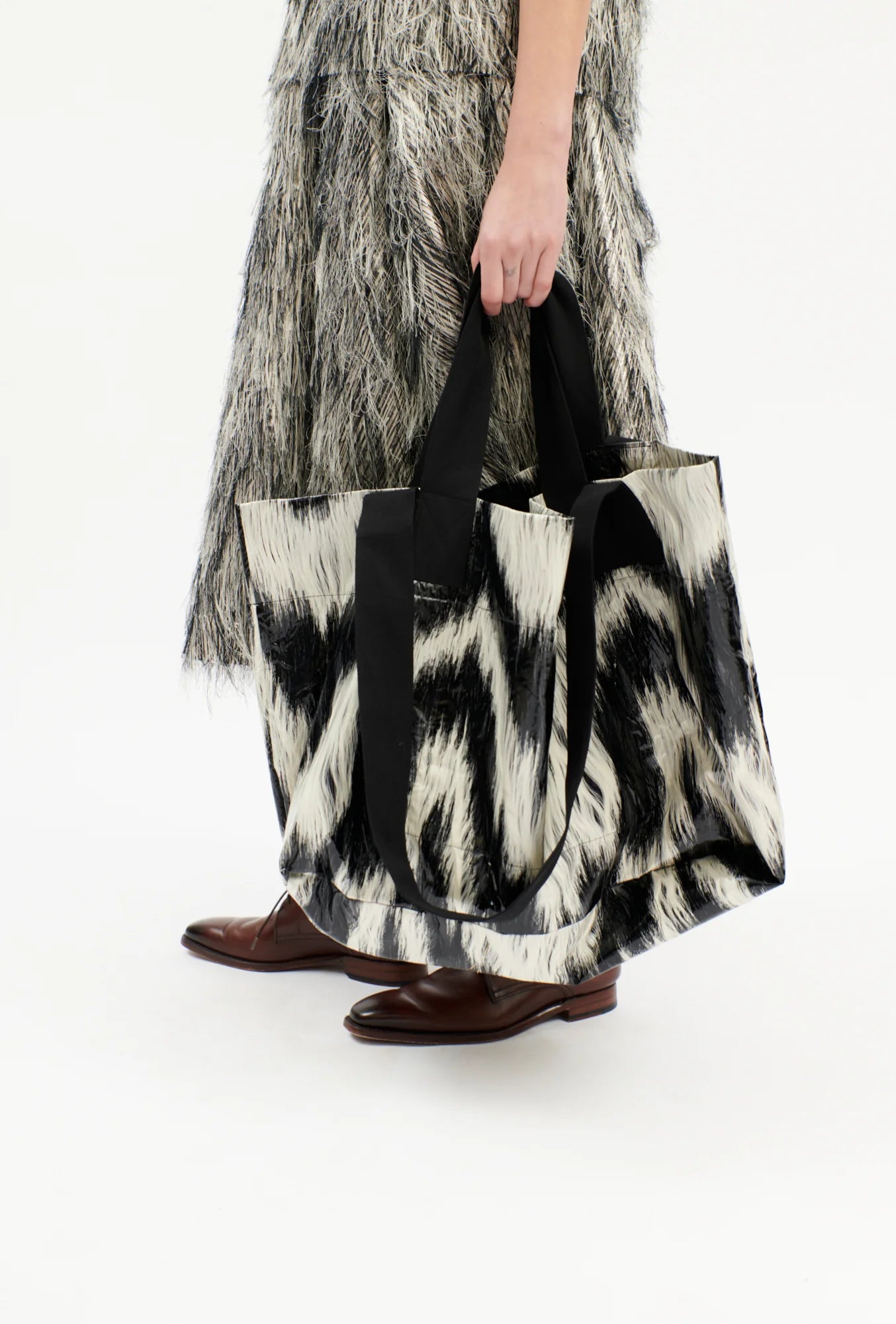 Graphic, Black/White, Tasche - Lindner Fashion