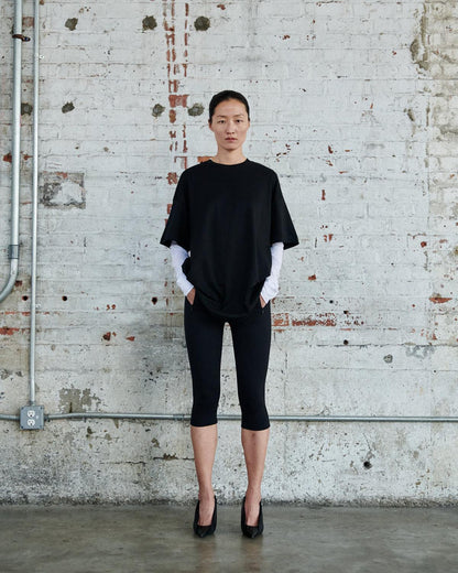 HB Oversize, Black, T-Shirt - Lindner Fashion