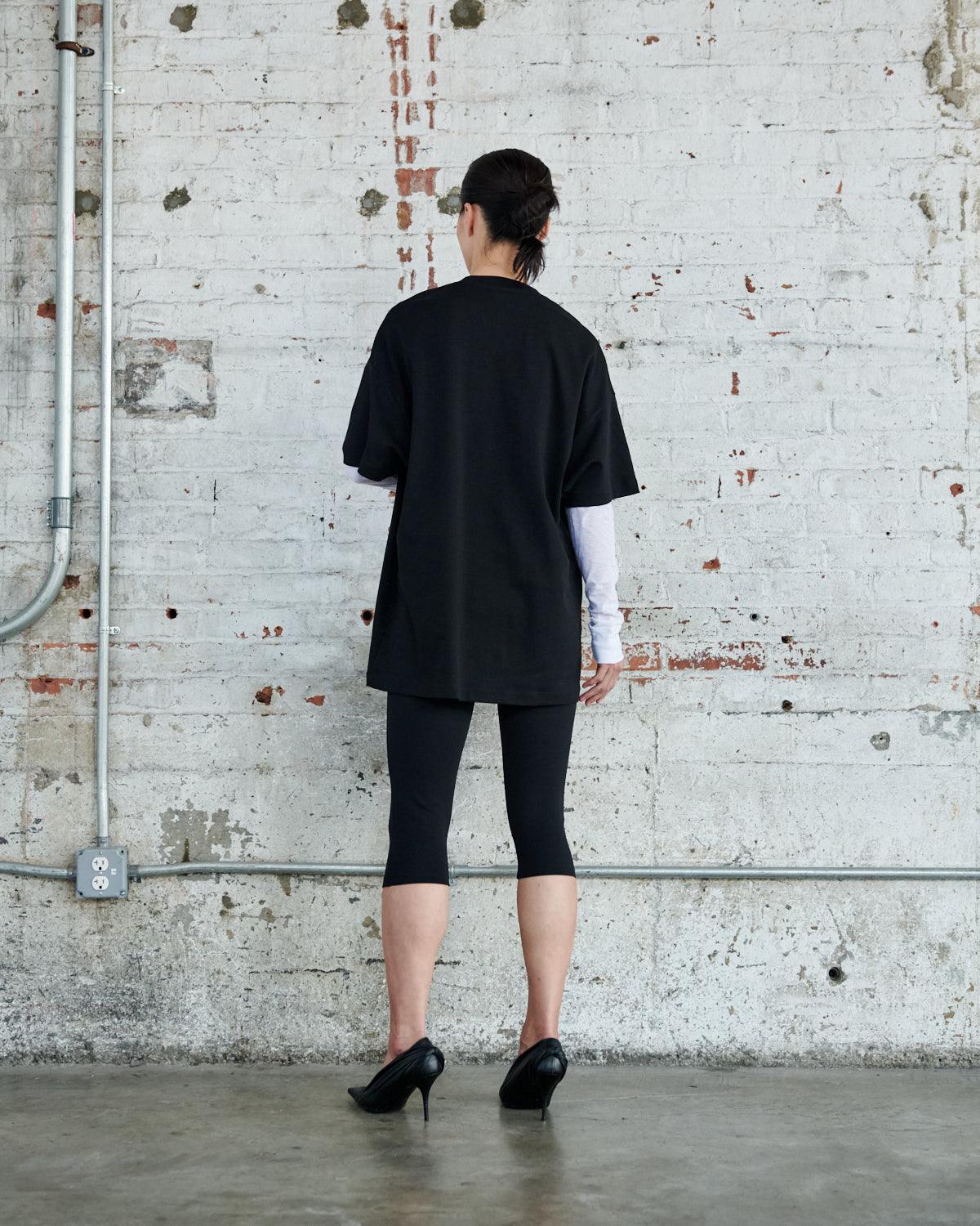 HB Oversize, Black, T-Shirt - Lindner Fashion