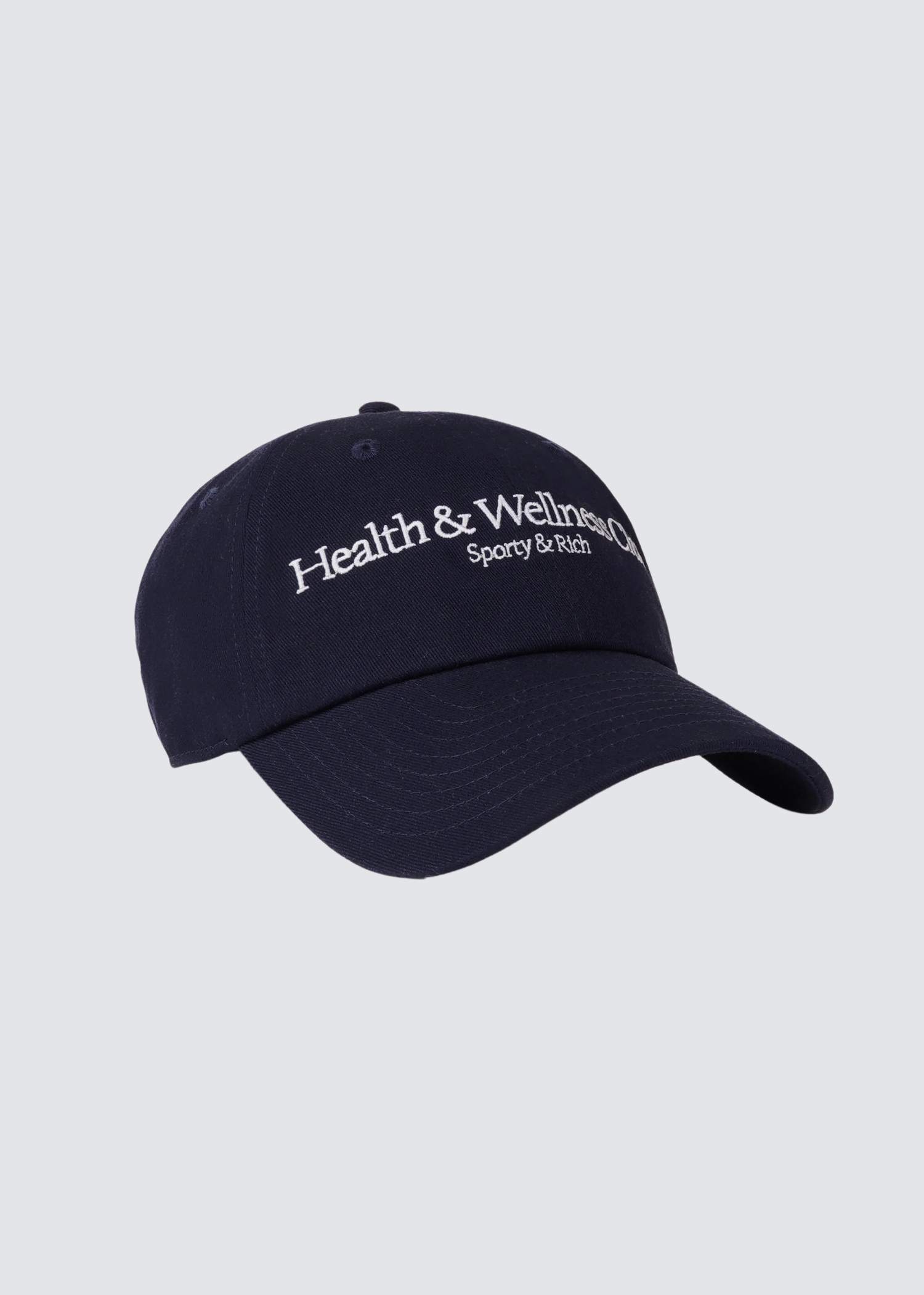 SPORTY & RICH HEALTH CLUB キャップ Sporty & Rich, Health & Wellness Club, Dark Navy, Cap – Lindner