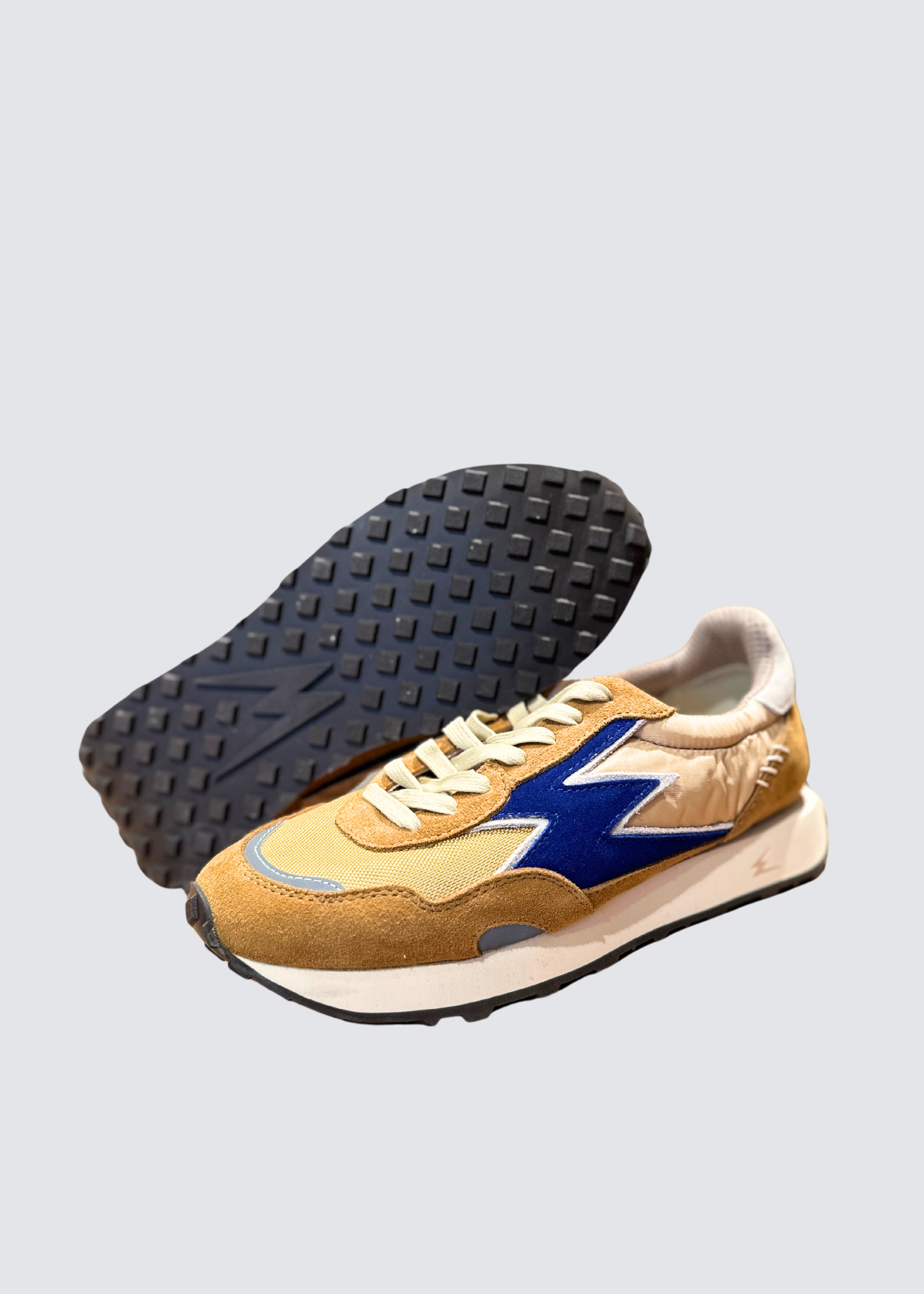 Hype, Blue Logo Hazel, Genderless Sneaker - Lindner Fashion