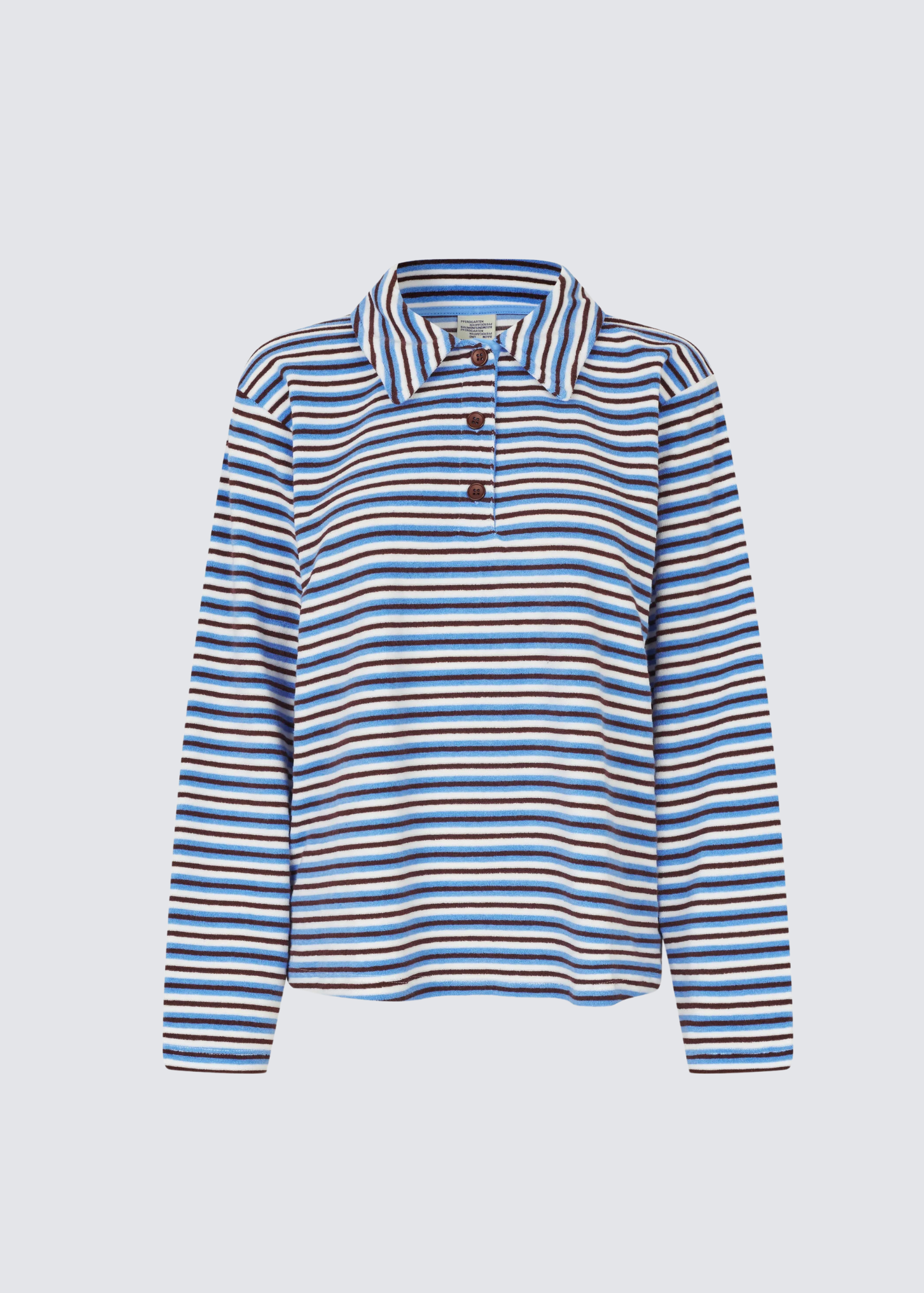 Jivan, Wedge Wood Stripe, Polo-Shirt - Lindner Fashion