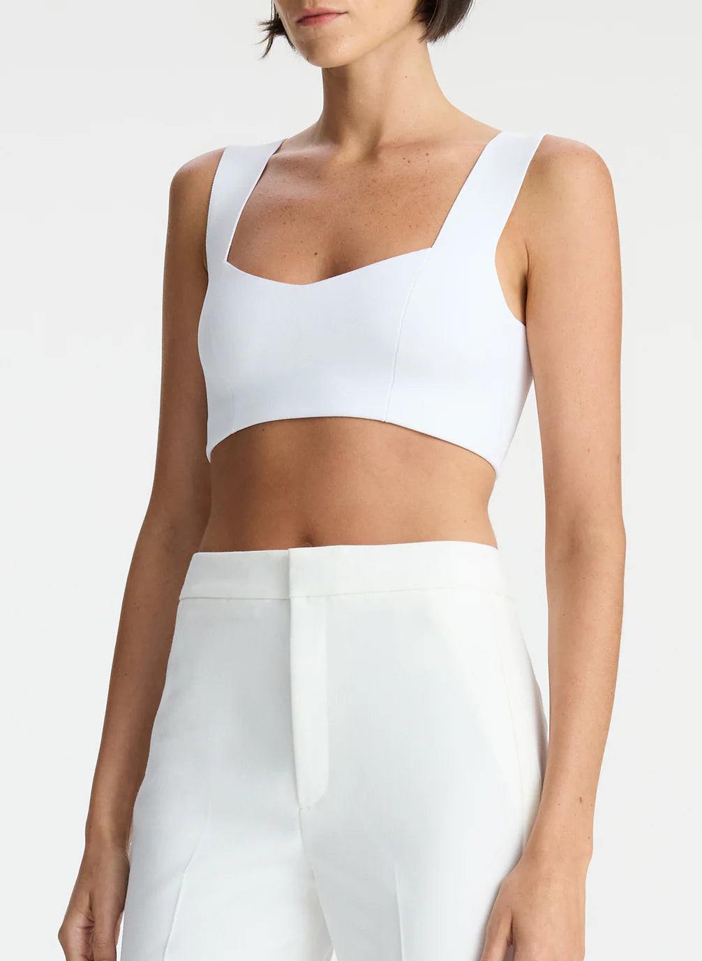 Jordana, White, Top - Lindner Fashion