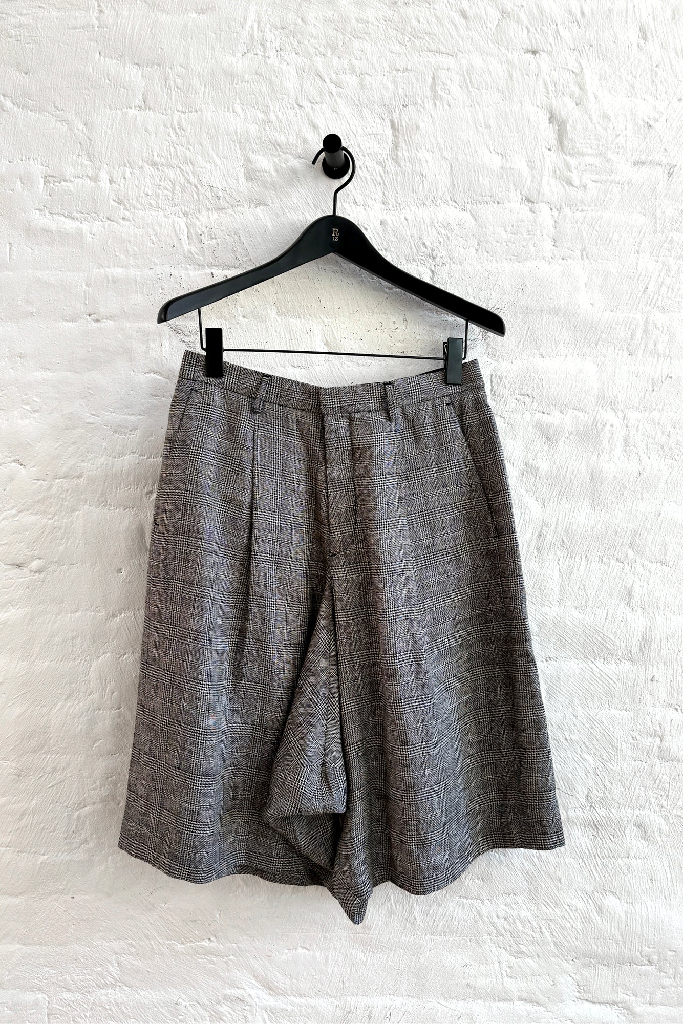 Jumbo Tailored, Glen Plaid, Shorts - Lindner Fashion
