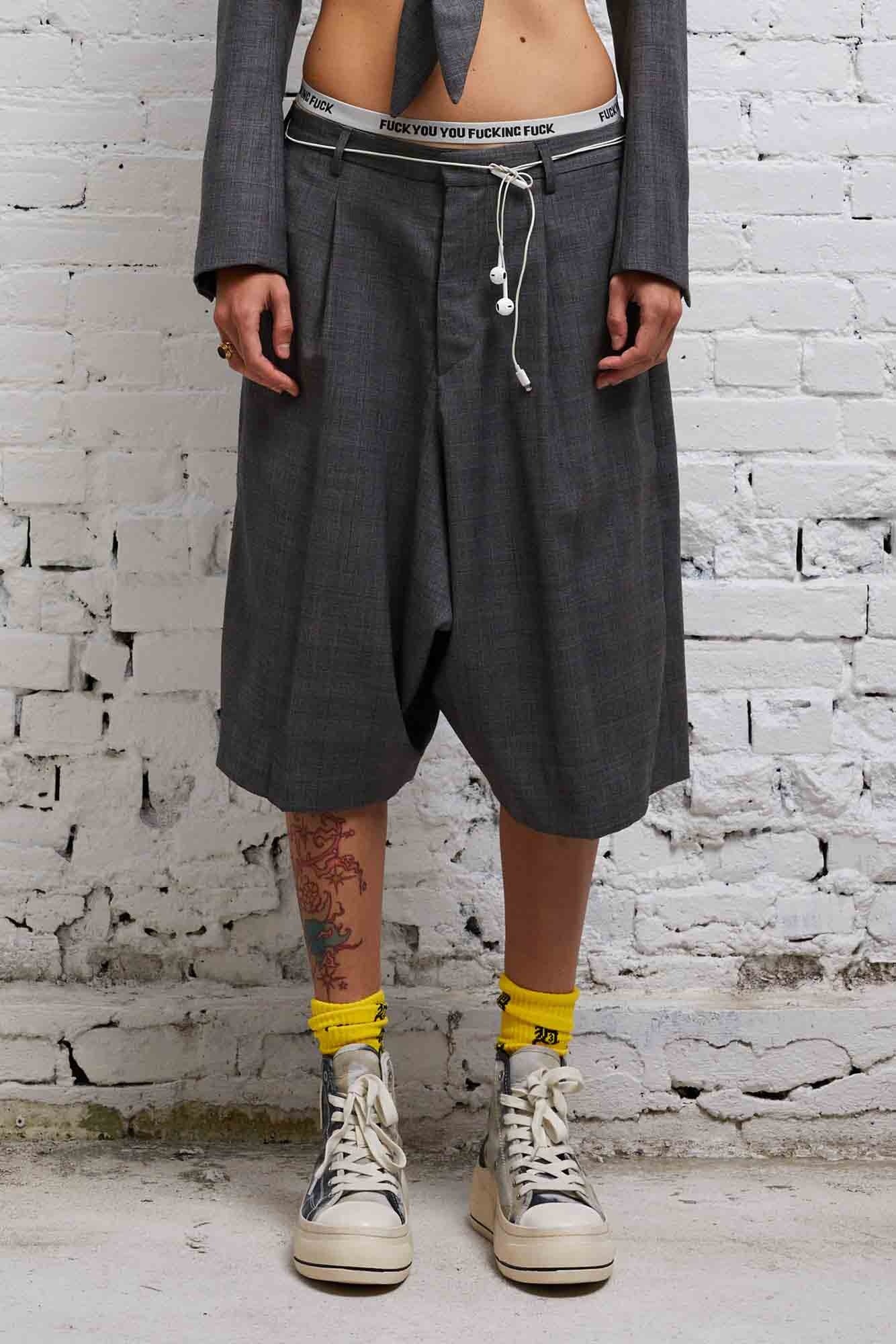 Jumbo Tailored, Glen Plaid, Shorts - Lindner Fashion