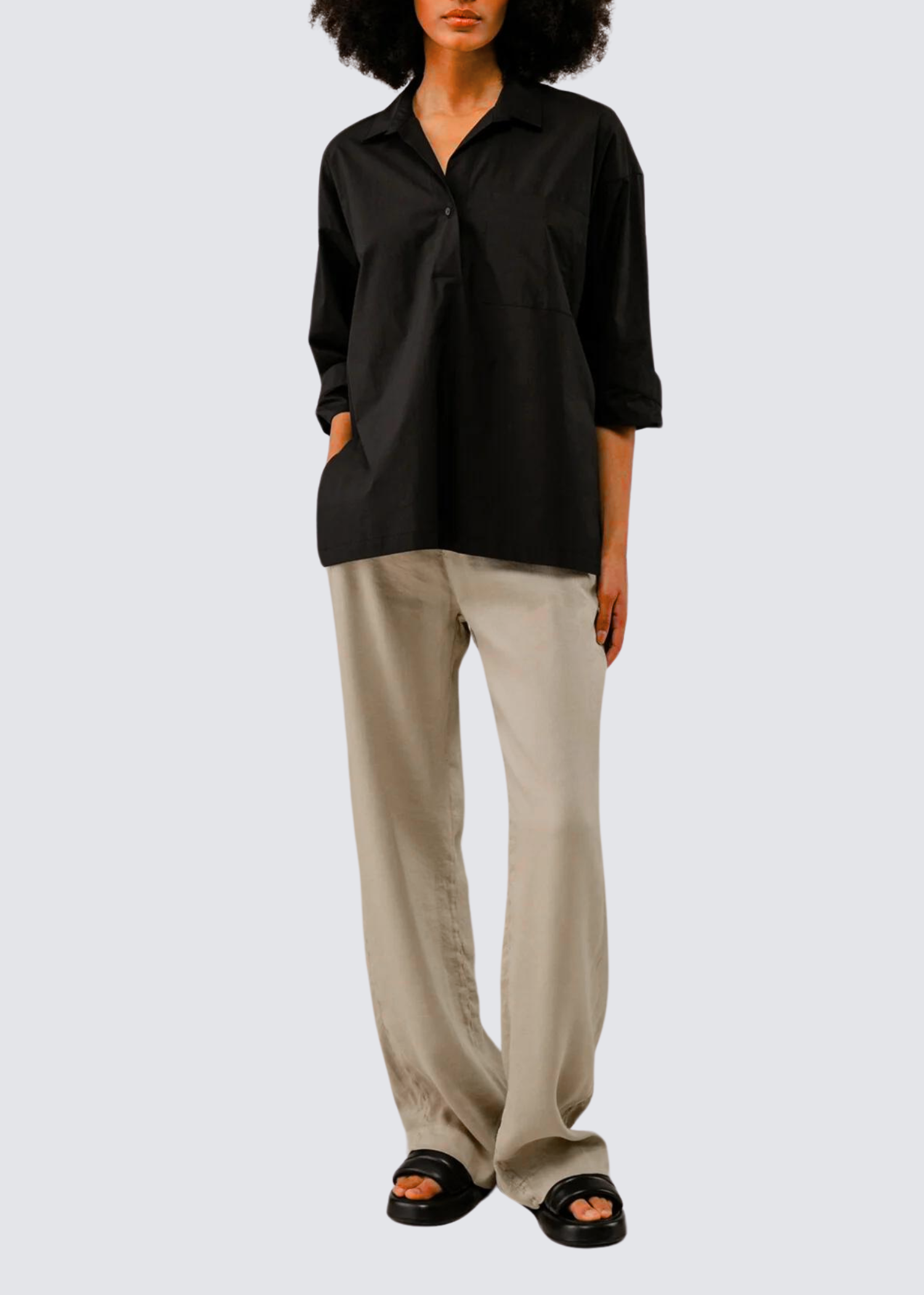 Kalys, Black, Hemd - Lindner Fashion