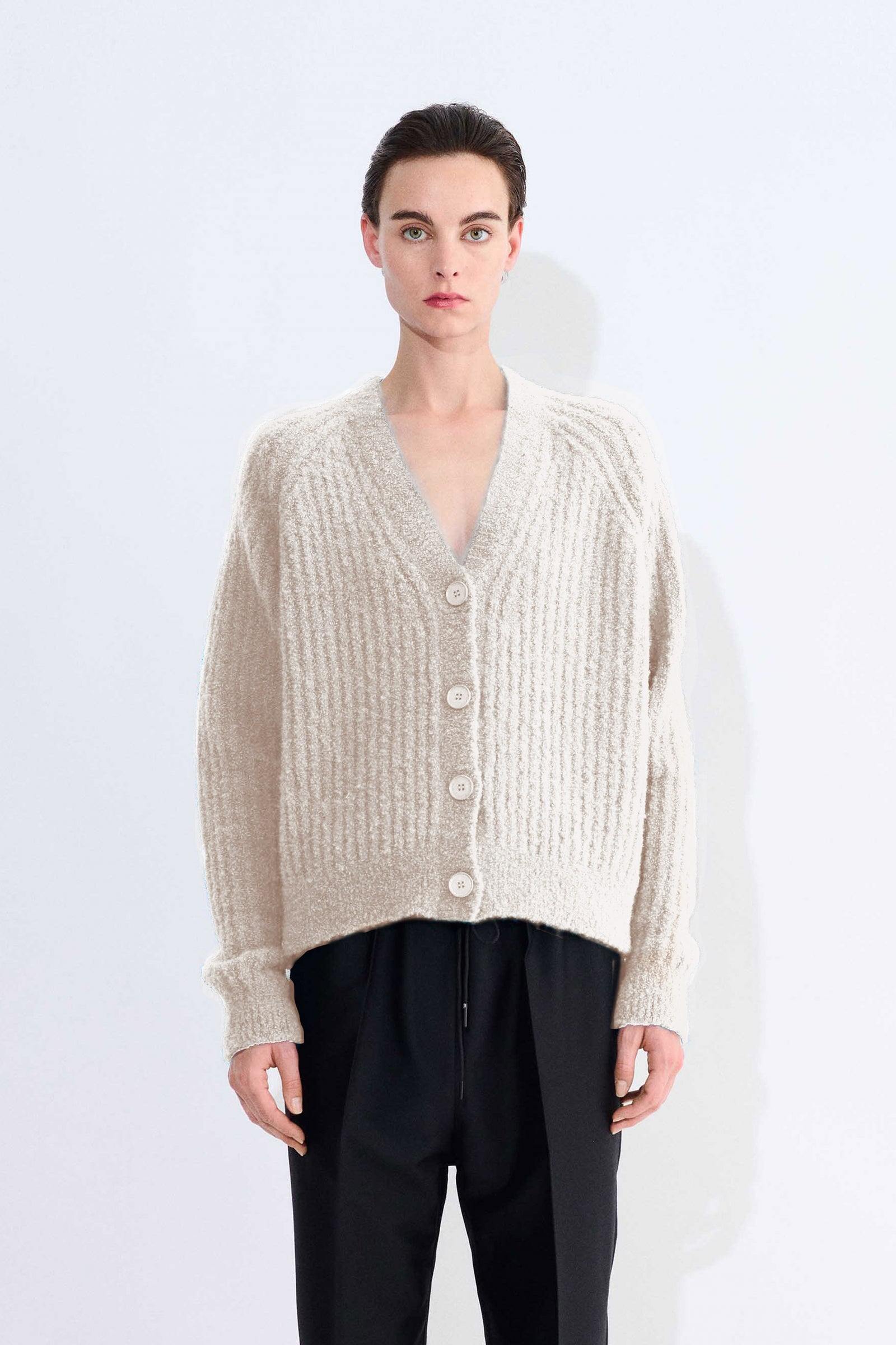 Kaomi, Offwhite, Cardigan - Lindner Fashion