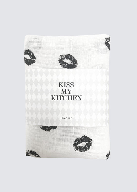 Kiss/Black, Geschirrtuch - Lindner Fashion