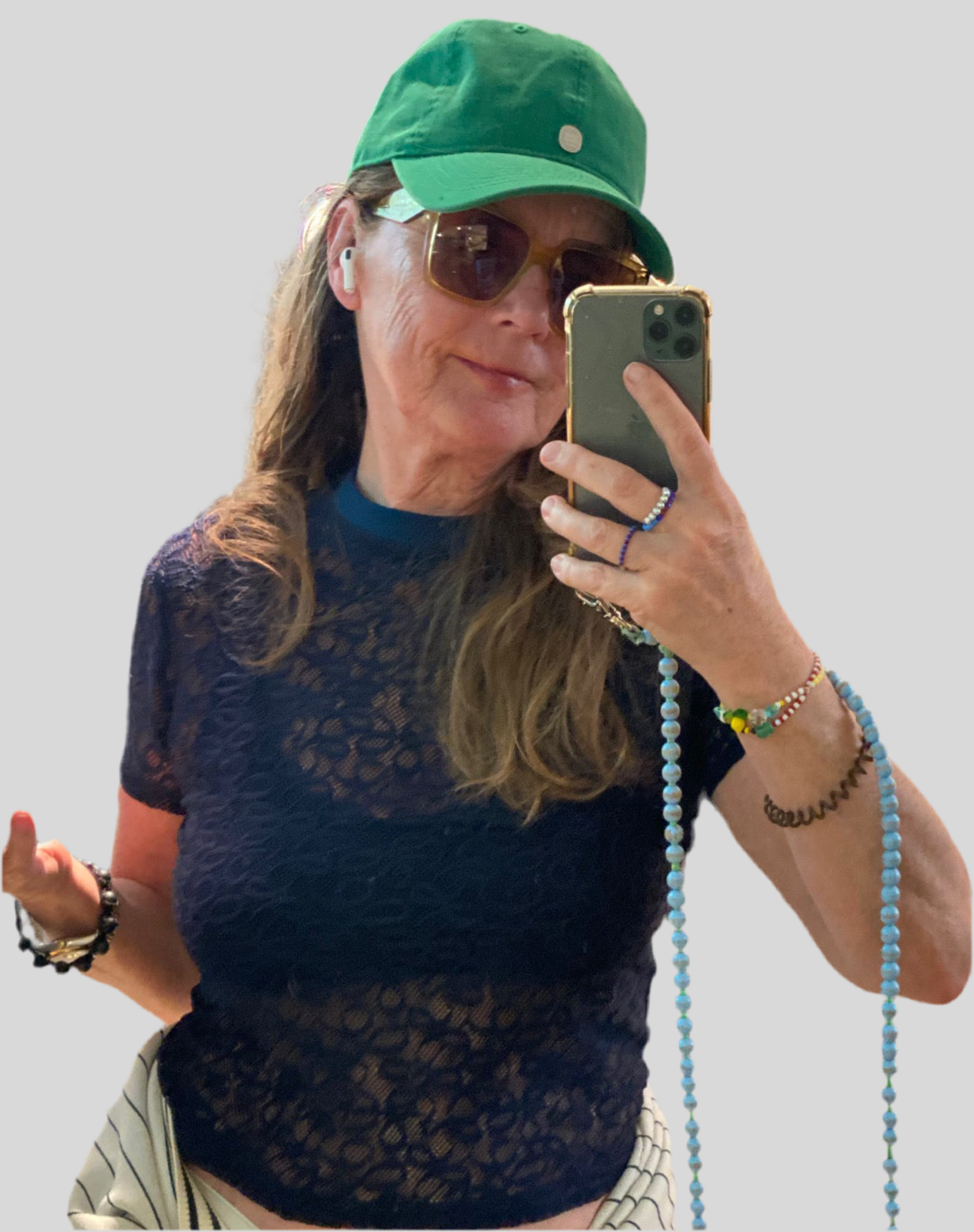 Lace Tiny, Navy, T-Shirt - Lindner Fashion