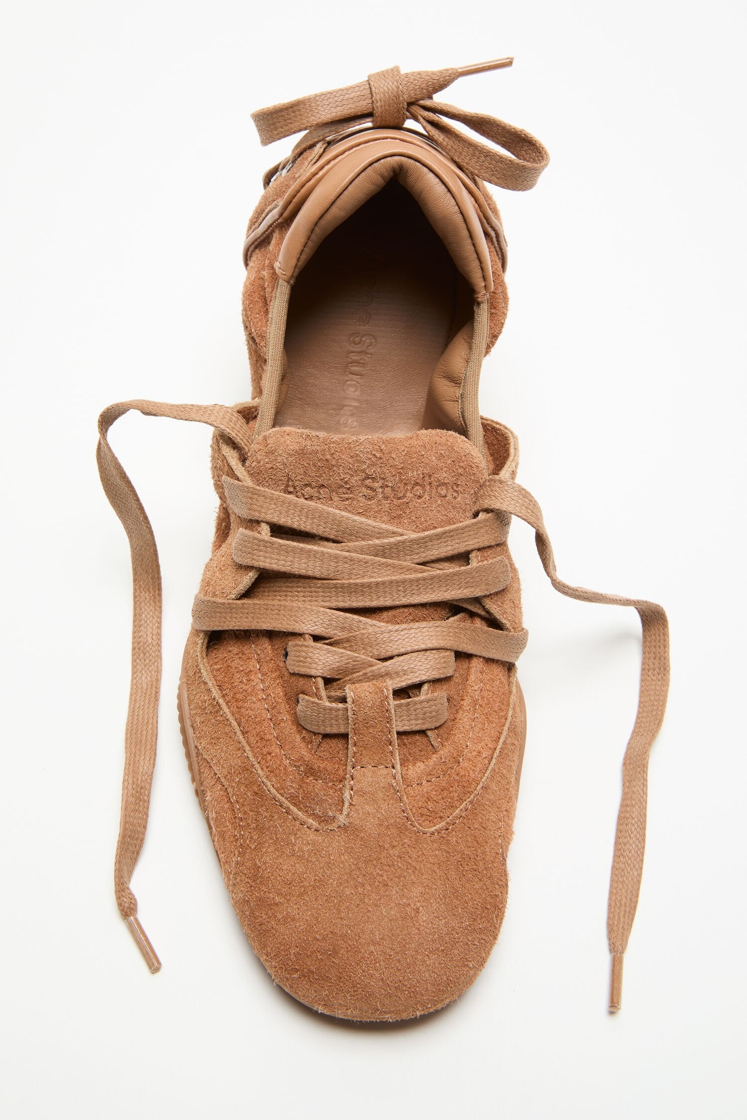 Lace-Up, Sand Beige, Ballerina - Lindner Fashion