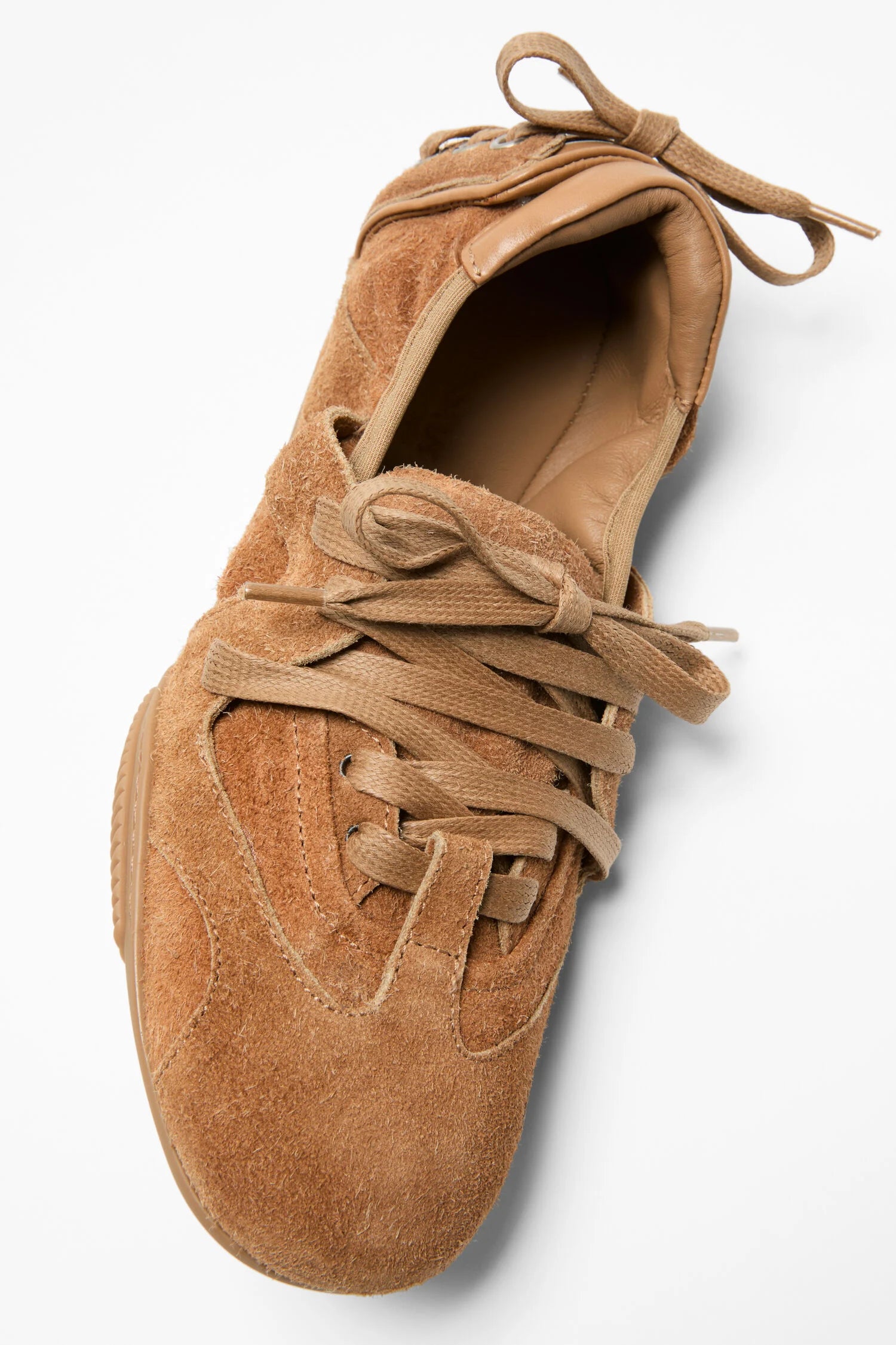 Lace-Up, Sand Beige, Ballerina - Lindner Fashion