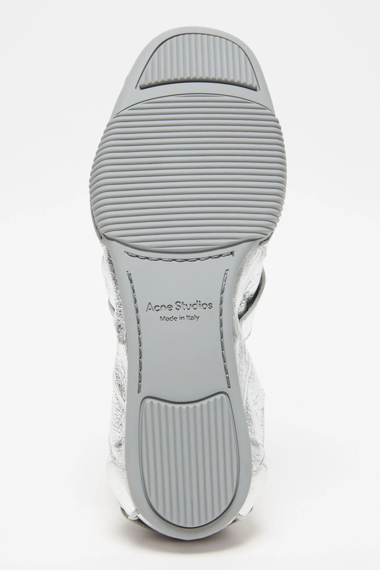 Lace-Up, Silver, Ballerina - Lindner Fashion