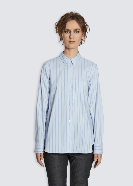 Lenon, Blue/Blue Stripes, Hemd - Lindner Fashion