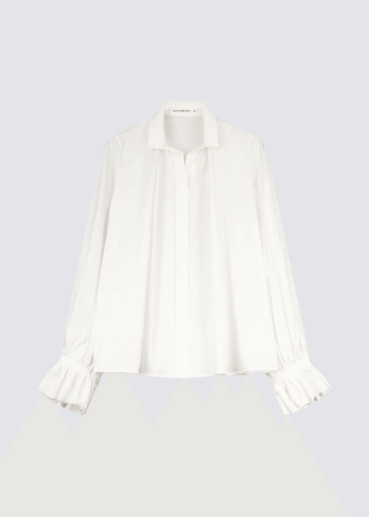 Lilith, White, Blouse - Lindner Fashion
