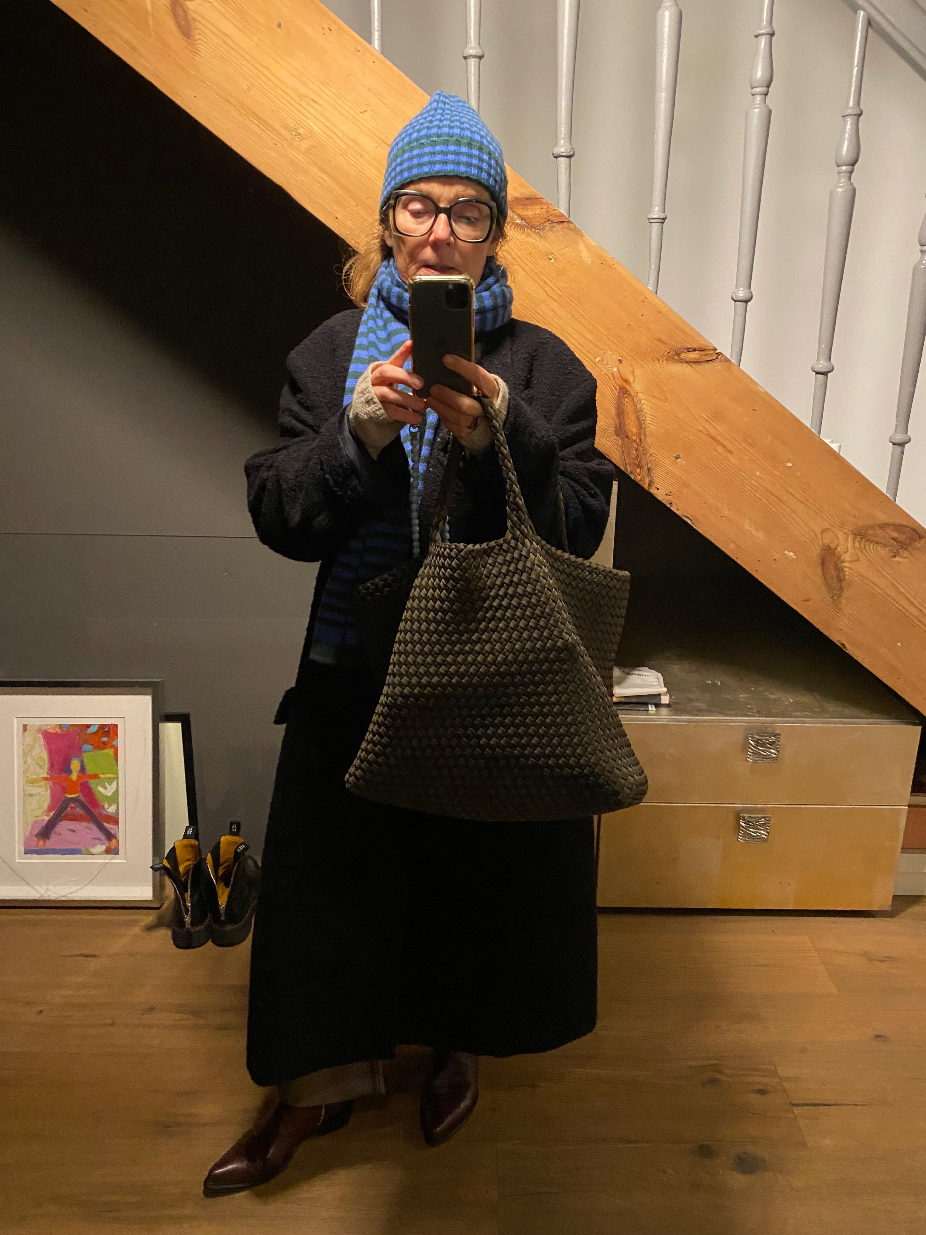 Lindner Edition, Blue/Green, Schal - Lindner Fashion