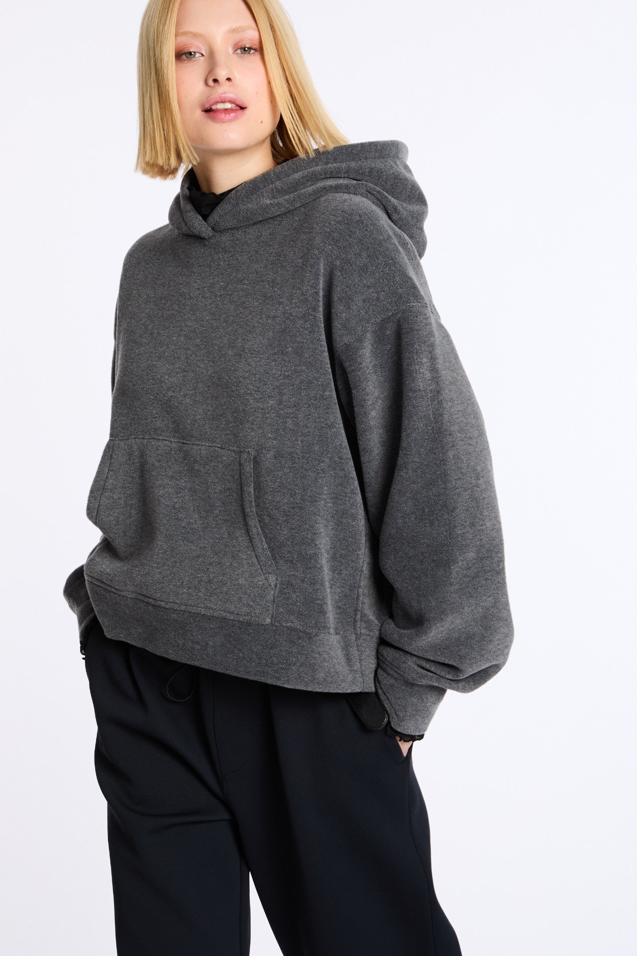 Marcella, Dark Grey, Hoodie