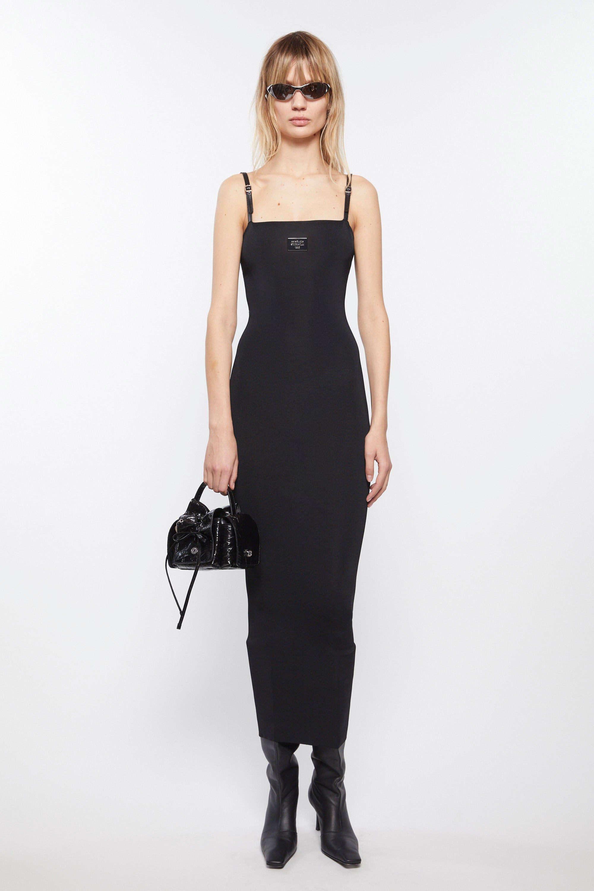 Logo, Black, Kleid - Lindner Fashion