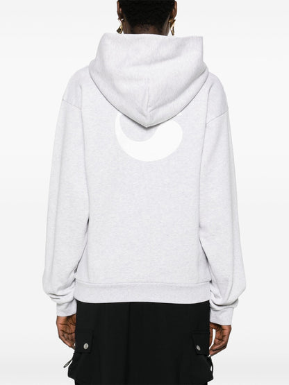 Logo Hoodie, Grey, Hoodie - Lindner Fashion