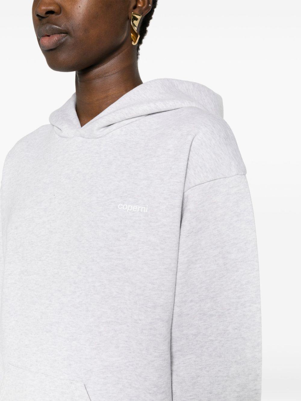 Logo Hoodie, Grey, Hoodie - Lindner Fashion