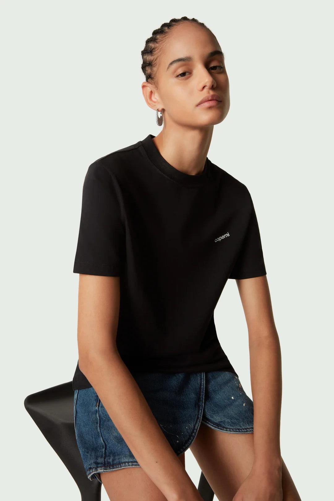 Logo Shirt, Black, T-Shirt - Lindner Fashion