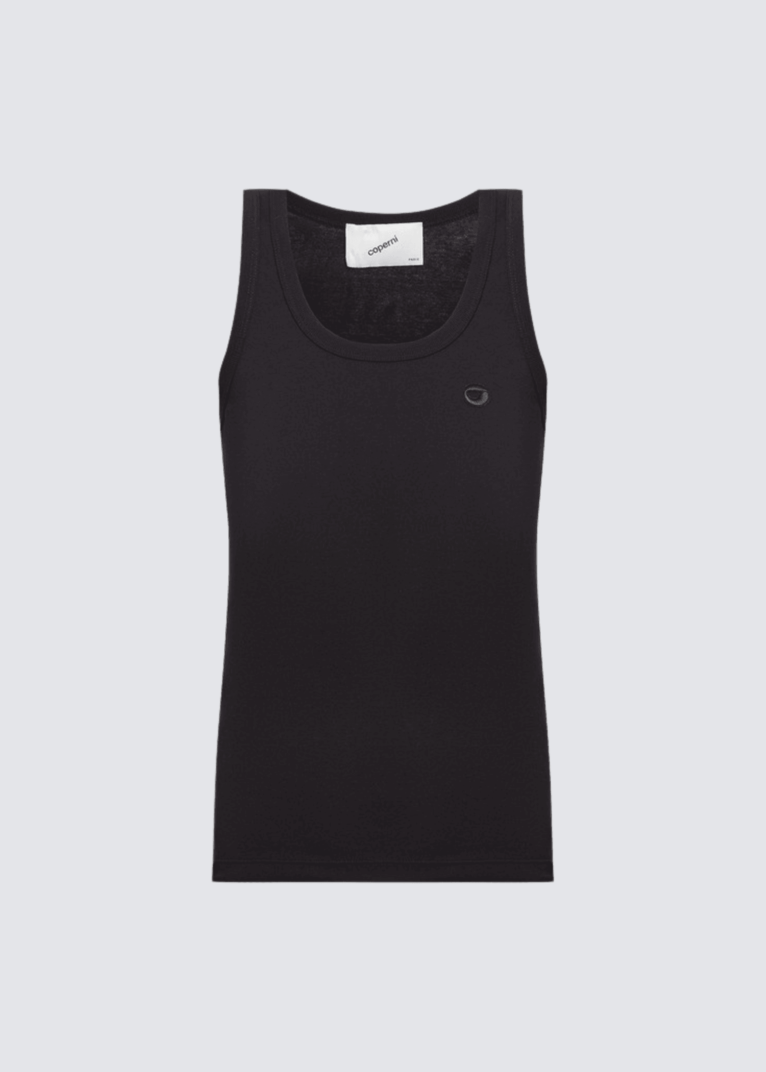 Logo Top, Black, Tanktop - Lindner Fashion