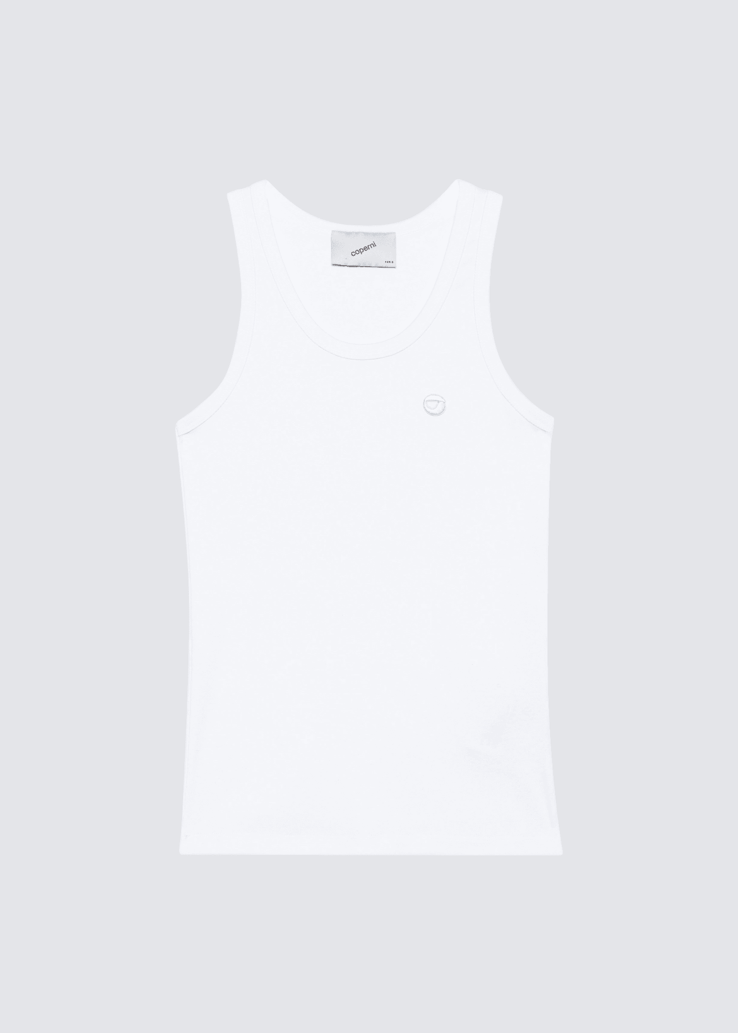 Logo Top, Optic White, Top - Lindner Fashion