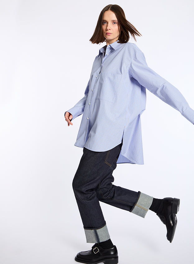 Louis, Navy, Jeans - Lindner Fashion