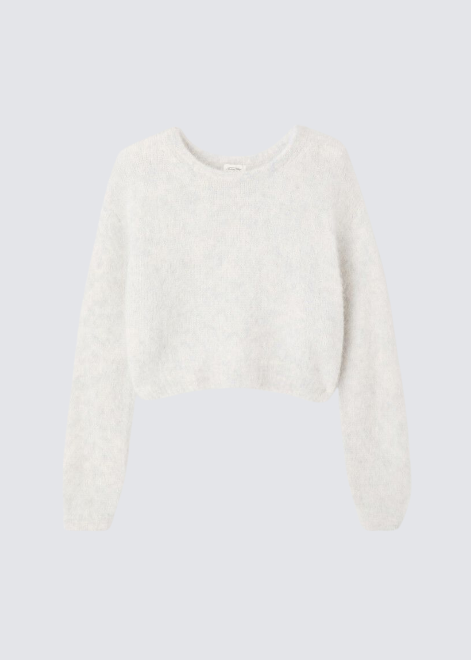 American Vintage cremefarbener Strickpullover aus Alpakagemisch - Flatshot