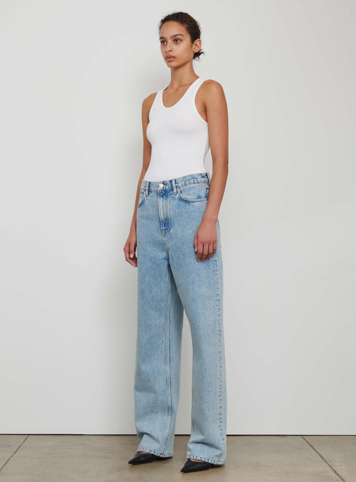 Low Rise Jean, Blue, Jeans - Lindner Fashion